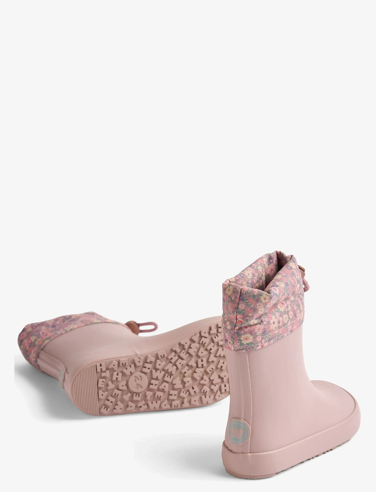 Wheat - Barefoot Rubber Boot Zerro - gummistøvler uden for - powder flower meadow - 1