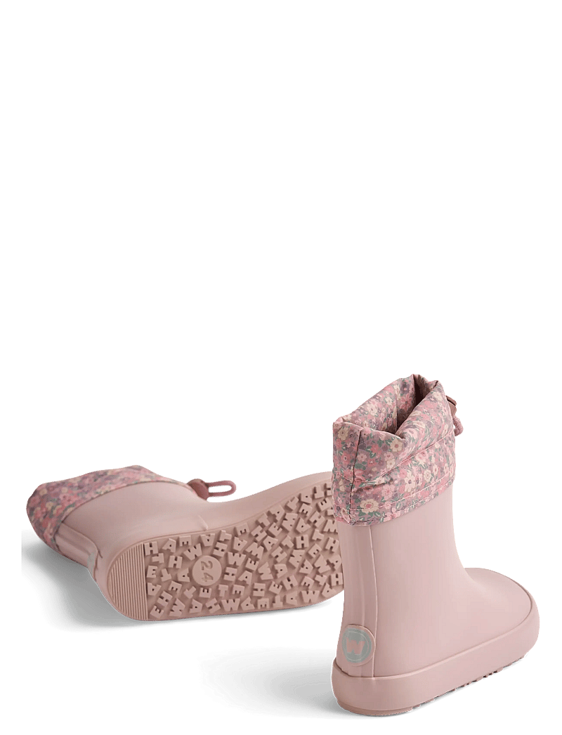 Wheat - Barefoot Rubber Boot Zerro - gummistøvler uden for - powder flower meadow - 1