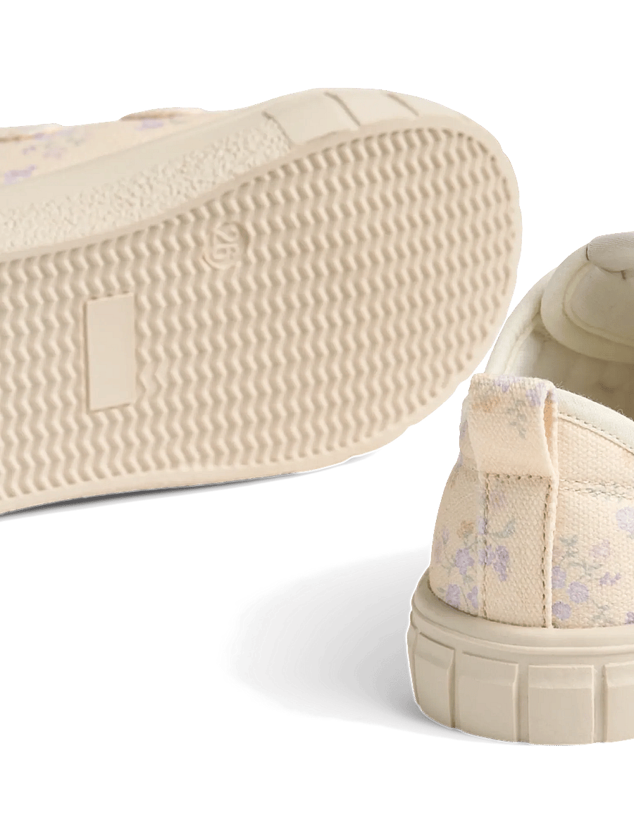 Wheat - Sneaker Bobbie - canva sneakers - barely apricot flowers - 2