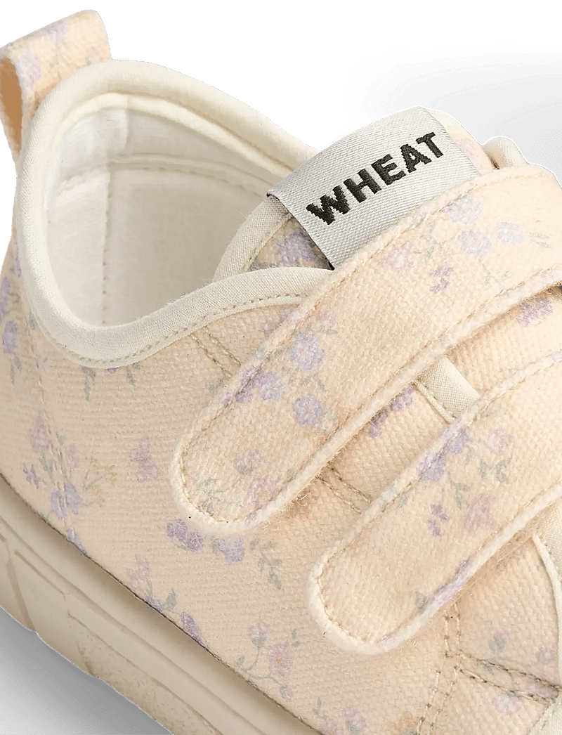 Wheat - Sneaker Bobbie - canva sneakers - barely apricot flowers - 4
