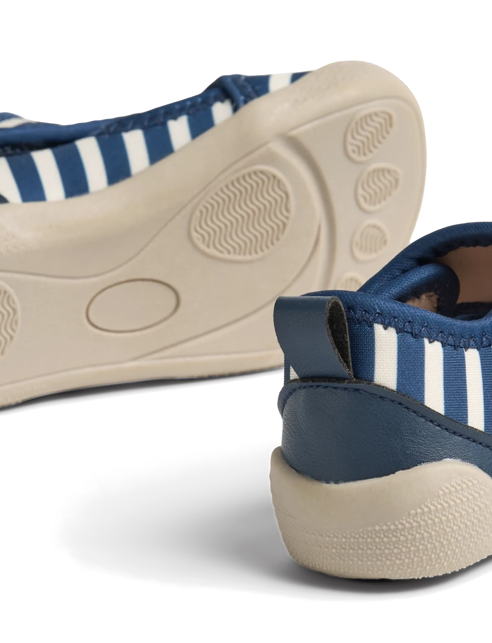 Wheat - Beach Shoe Swirl - vandsko - indigo stripe - 3