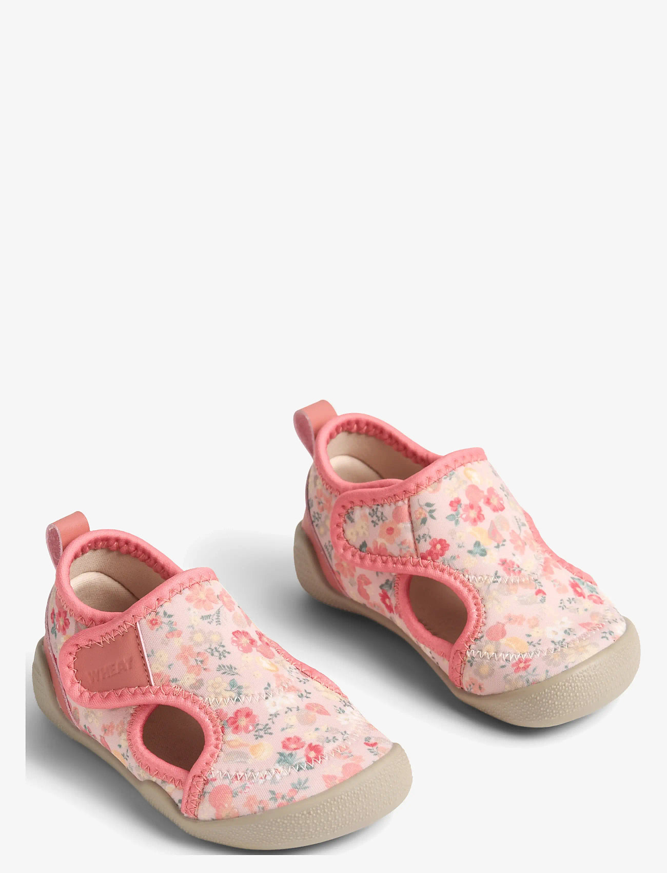 Wheat - Beach Shoe Swirl - badesko - ivory flower meadow - 0