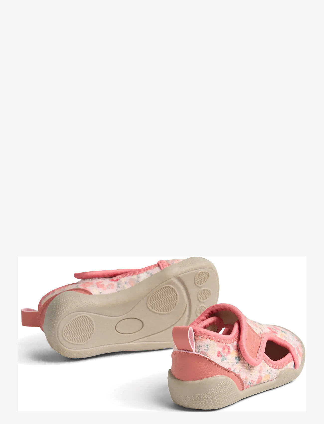 Wheat - Beach Shoe Swirl - badesko - ivory flower meadow - 1