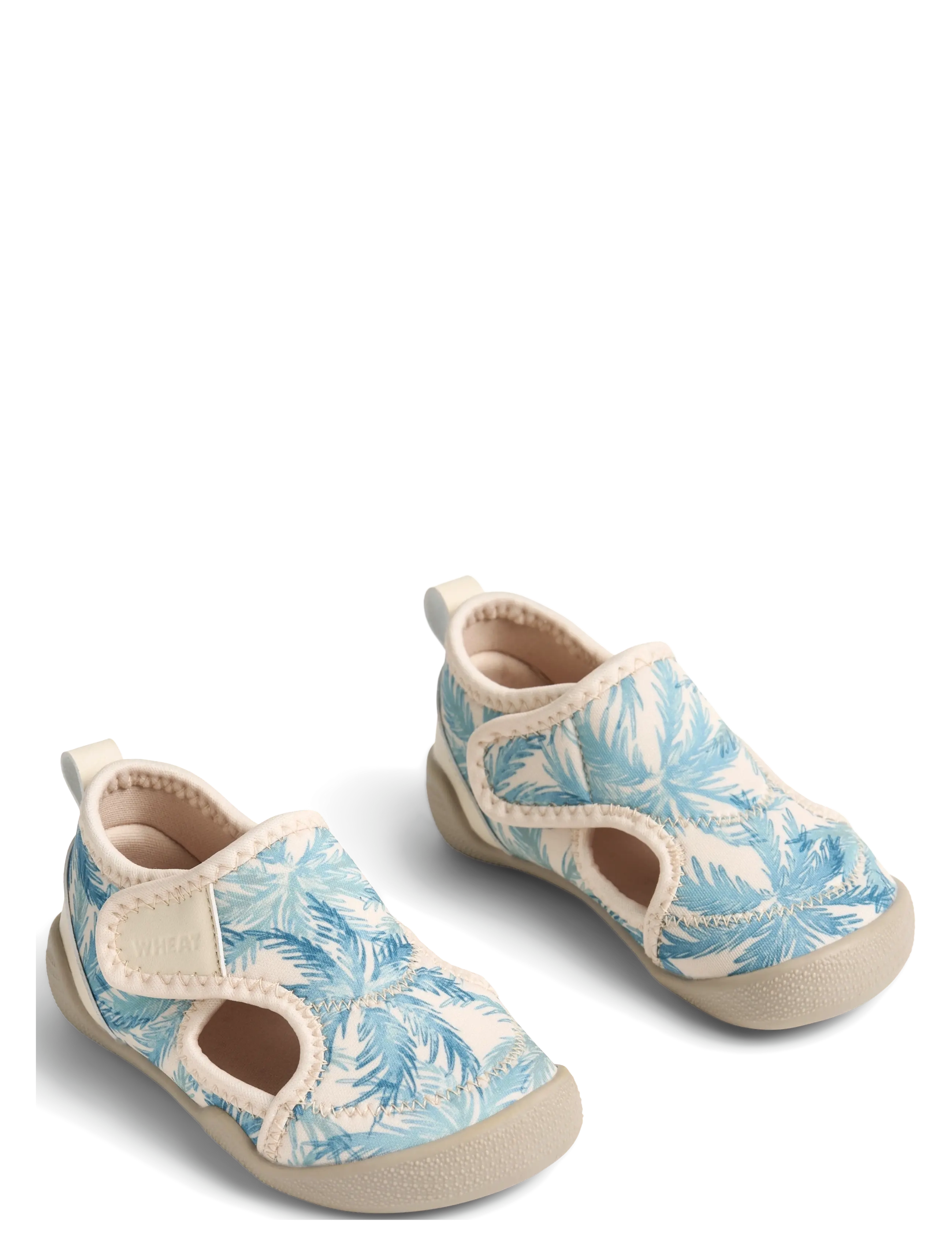 Wheat - Beach Shoe Swirl - water shoes - palm blue - 1