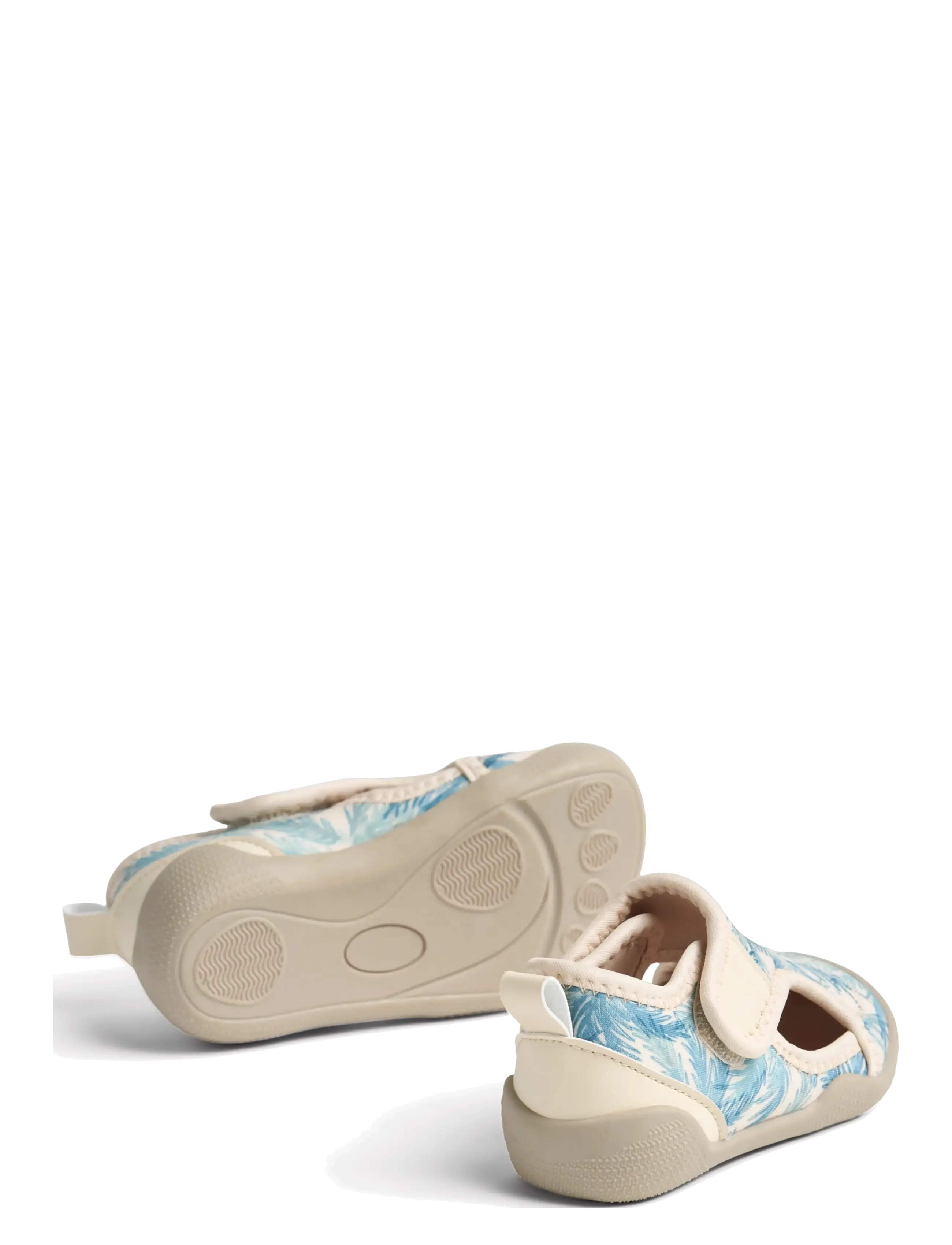 Wheat - Beach Shoe Swirl - water shoes - palm blue - 2