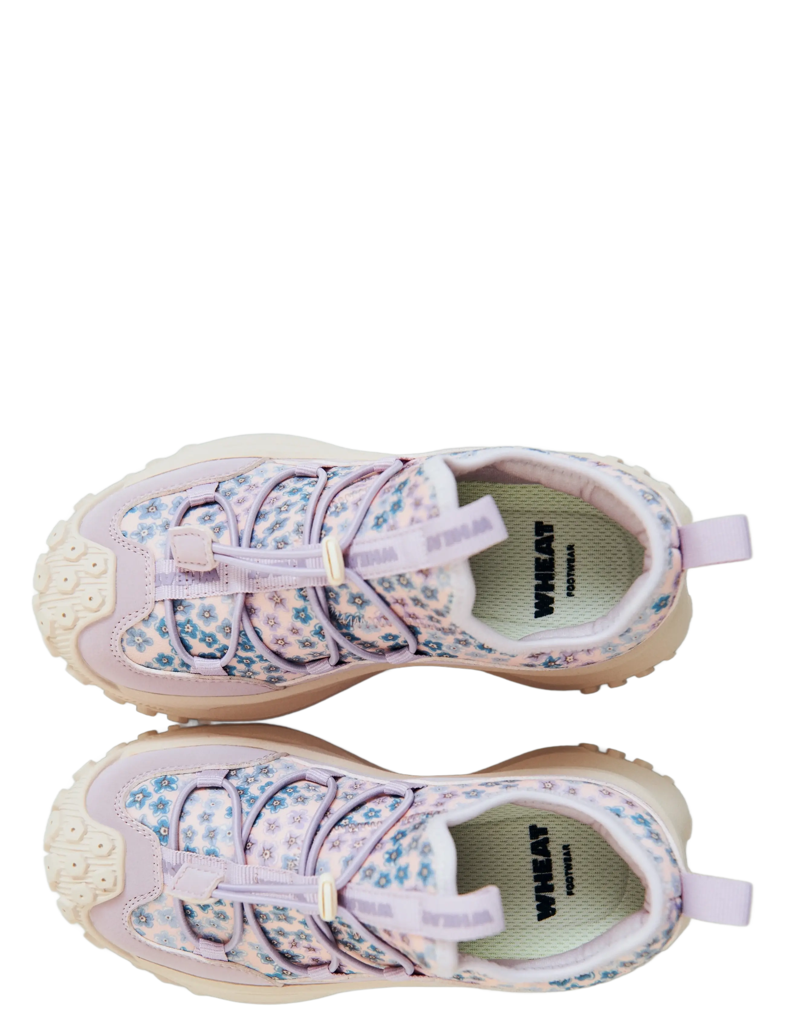 Wheat - Sneaker Billie - kõrge säärega tossud - powder blue flowers - 3