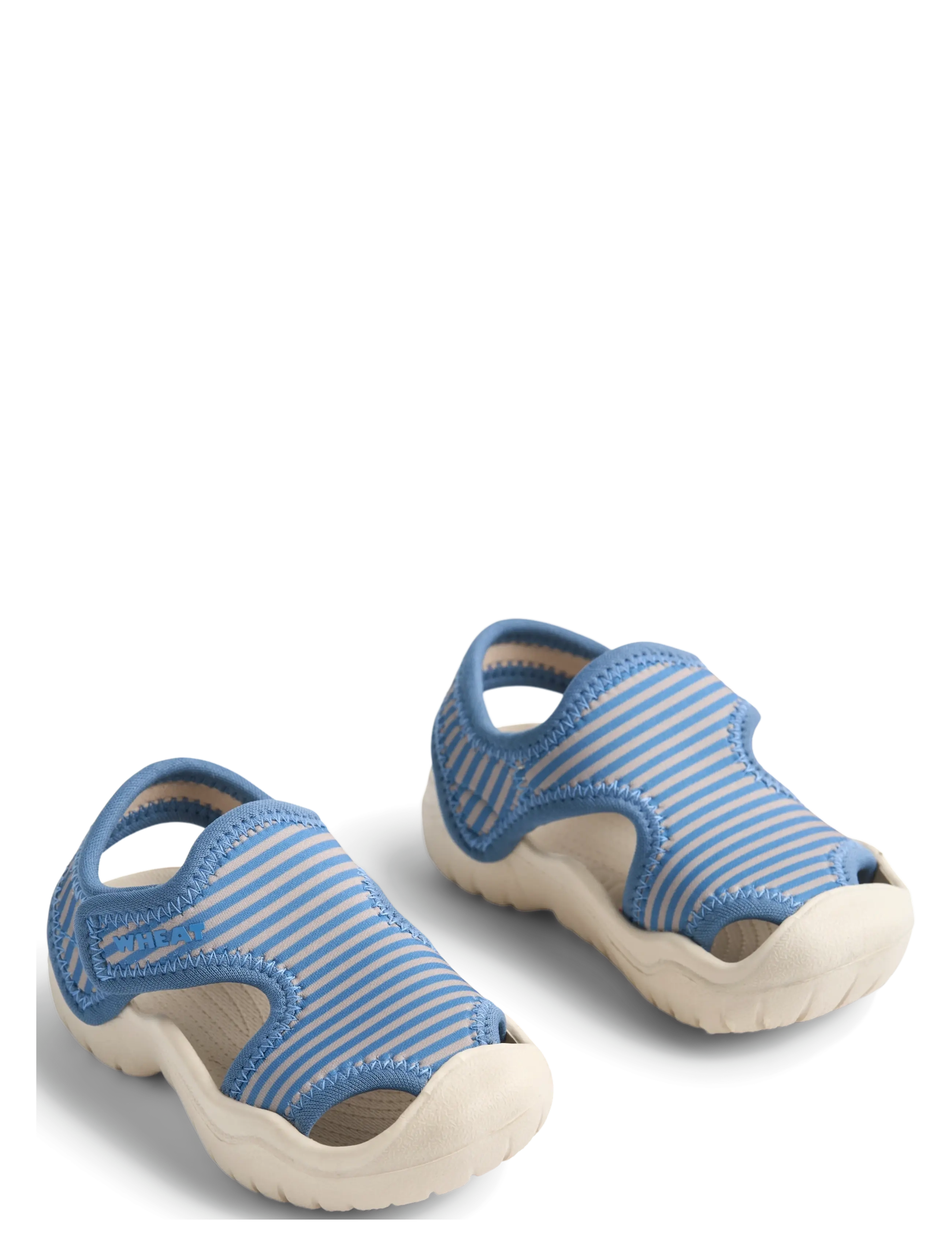 Wheat Sandal Bani - Basutės - BLUE SWIM STRIPE / blue