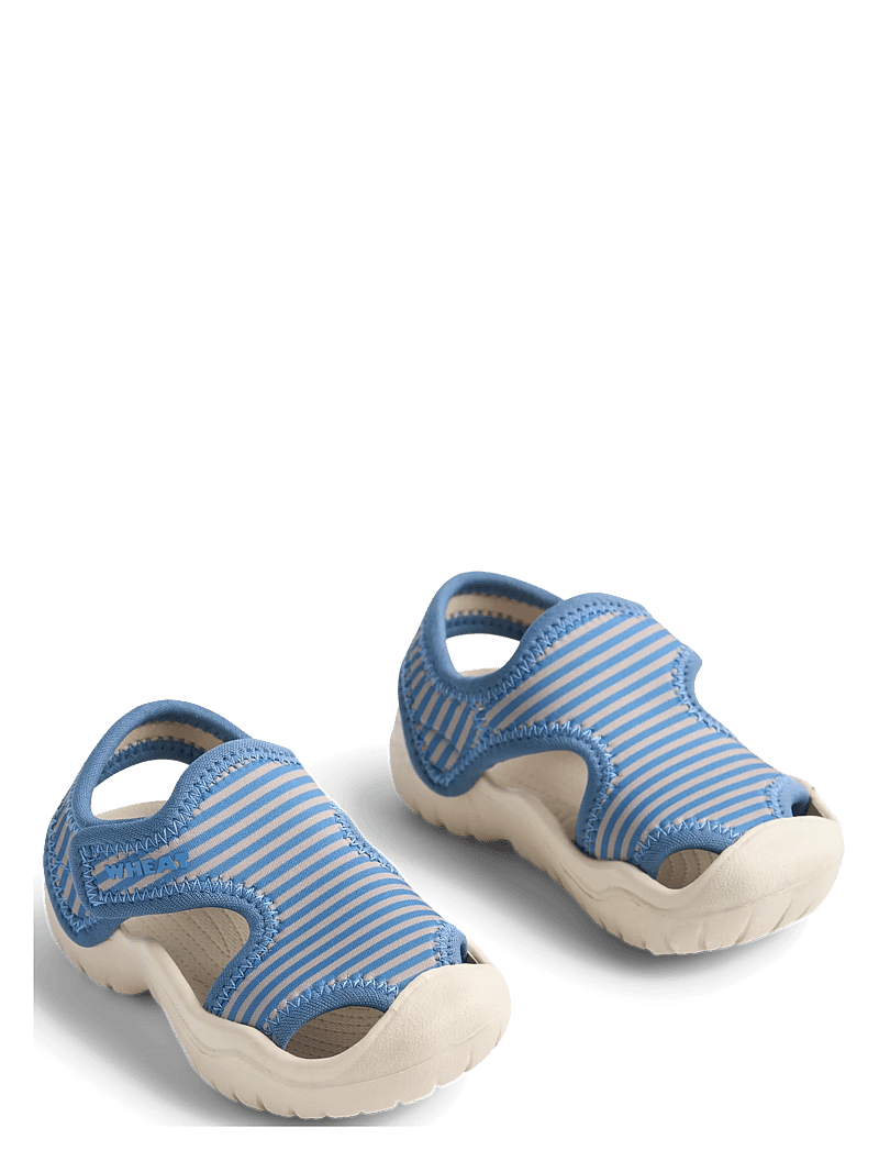 Wheat - Sandal Bani - vandsko - blue swim stripe - 0