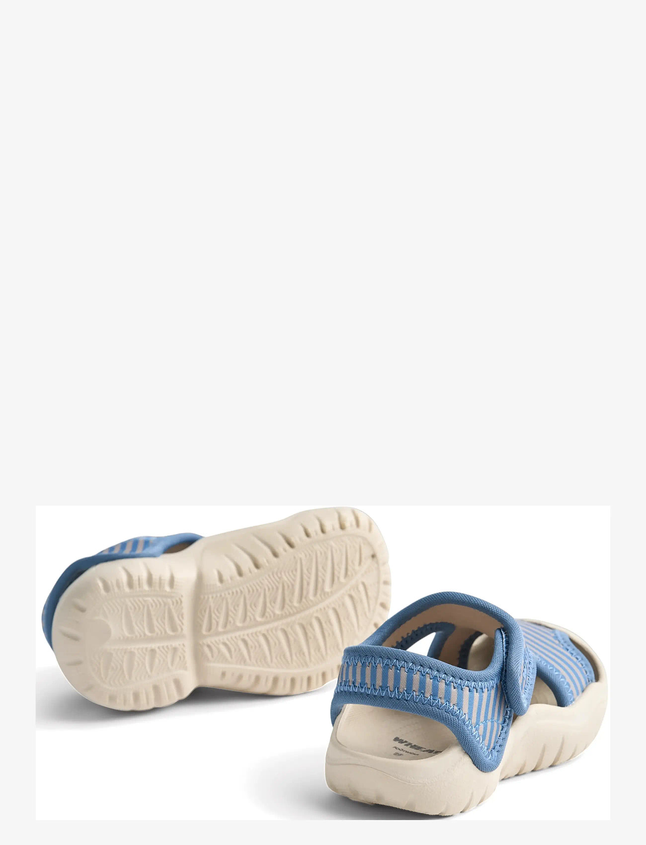 Wheat - Sandal Bani - vandsko - blue swim stripe - 1