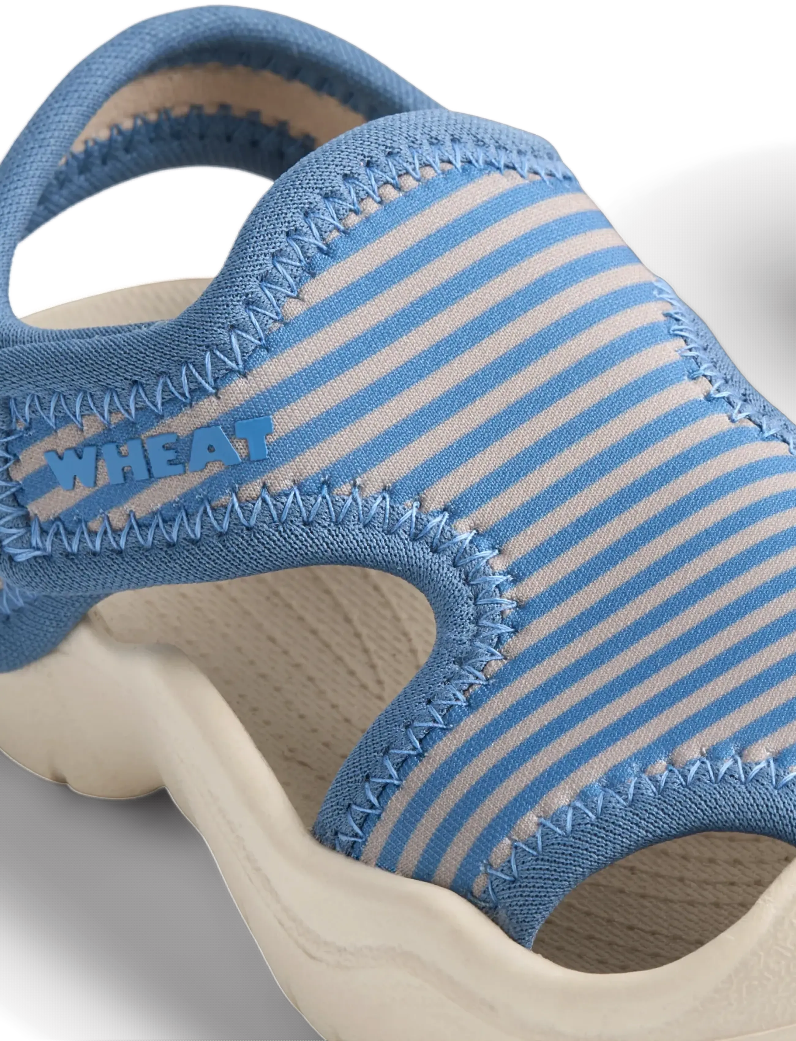 Wheat - Sandal Bani - gode sommertilbud - blue swim stripe - 3