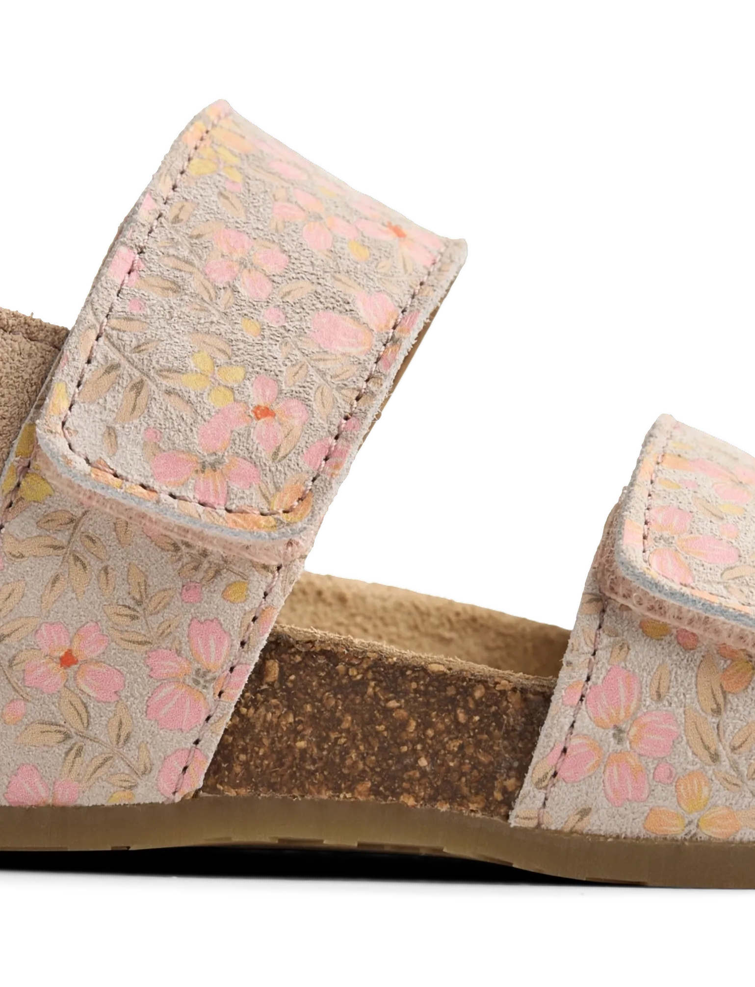Wheat - Sandal Alphie - sandals - coral flowers - 2