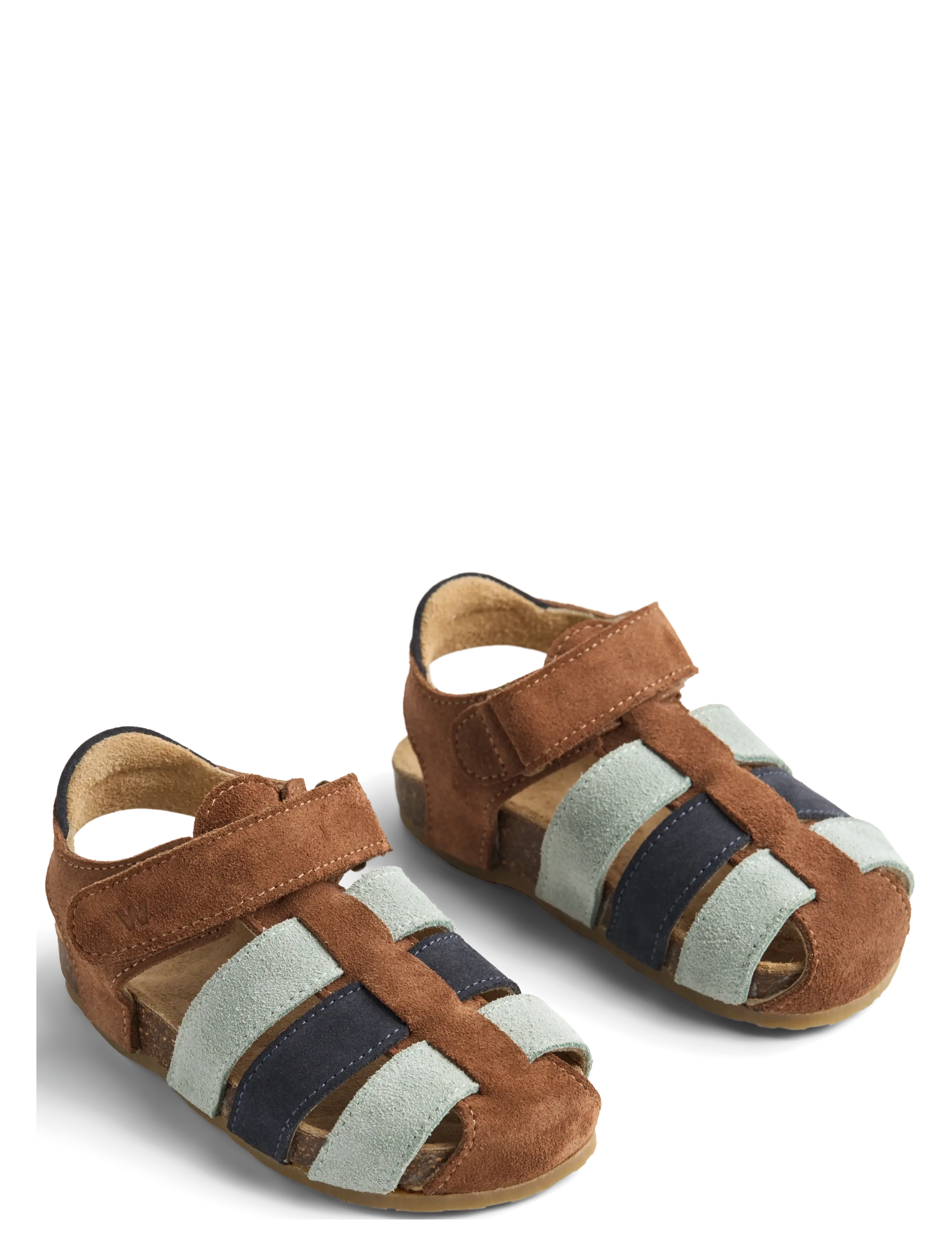 Wheat Sandal Izzy - Shoes - NAVY TEAL WATER / brown