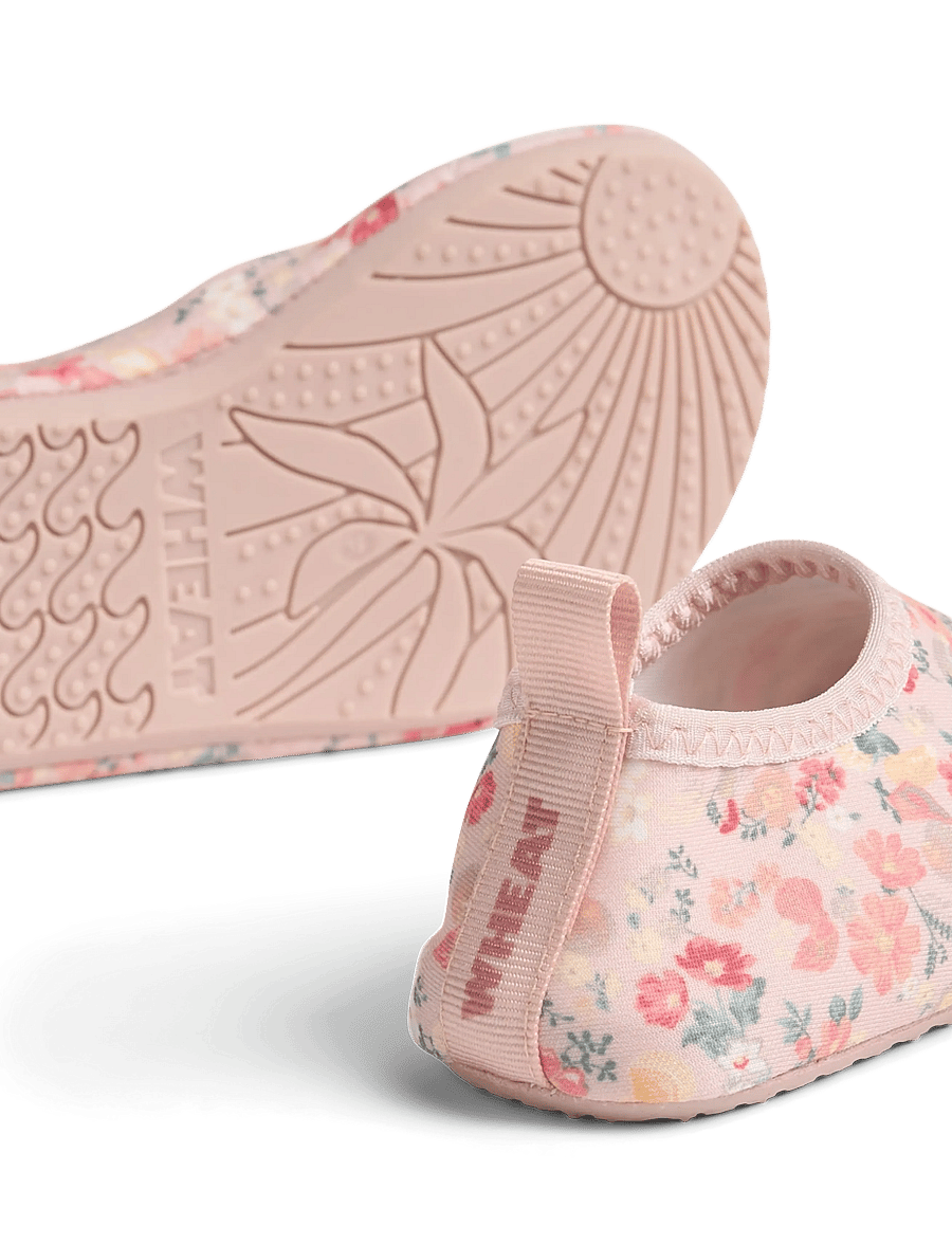 Wheat - Swimshoe Dolphin - powder flowers and seashells - 3