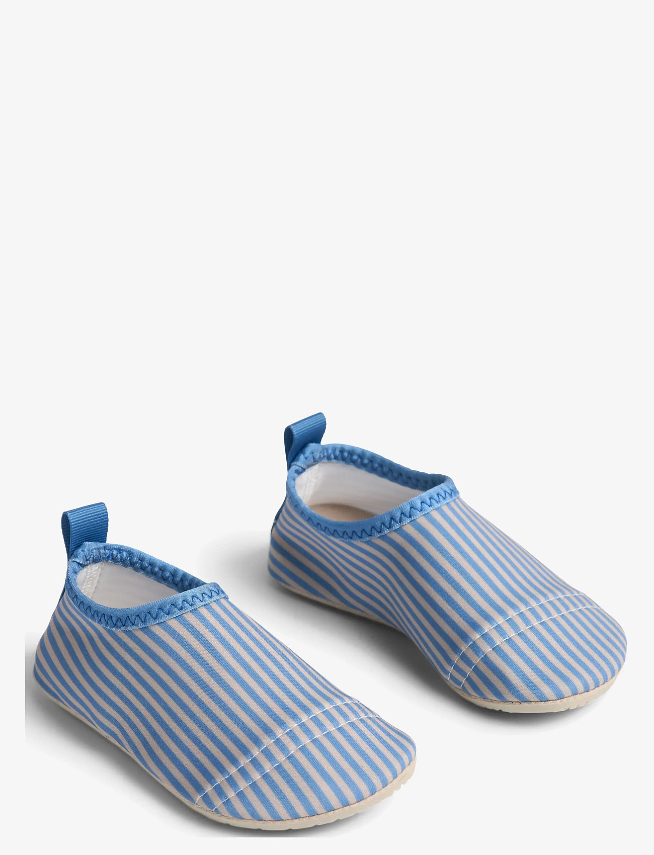 Wheat - Swimshoe Dolphin - water shoes - blue swim stripe - 0