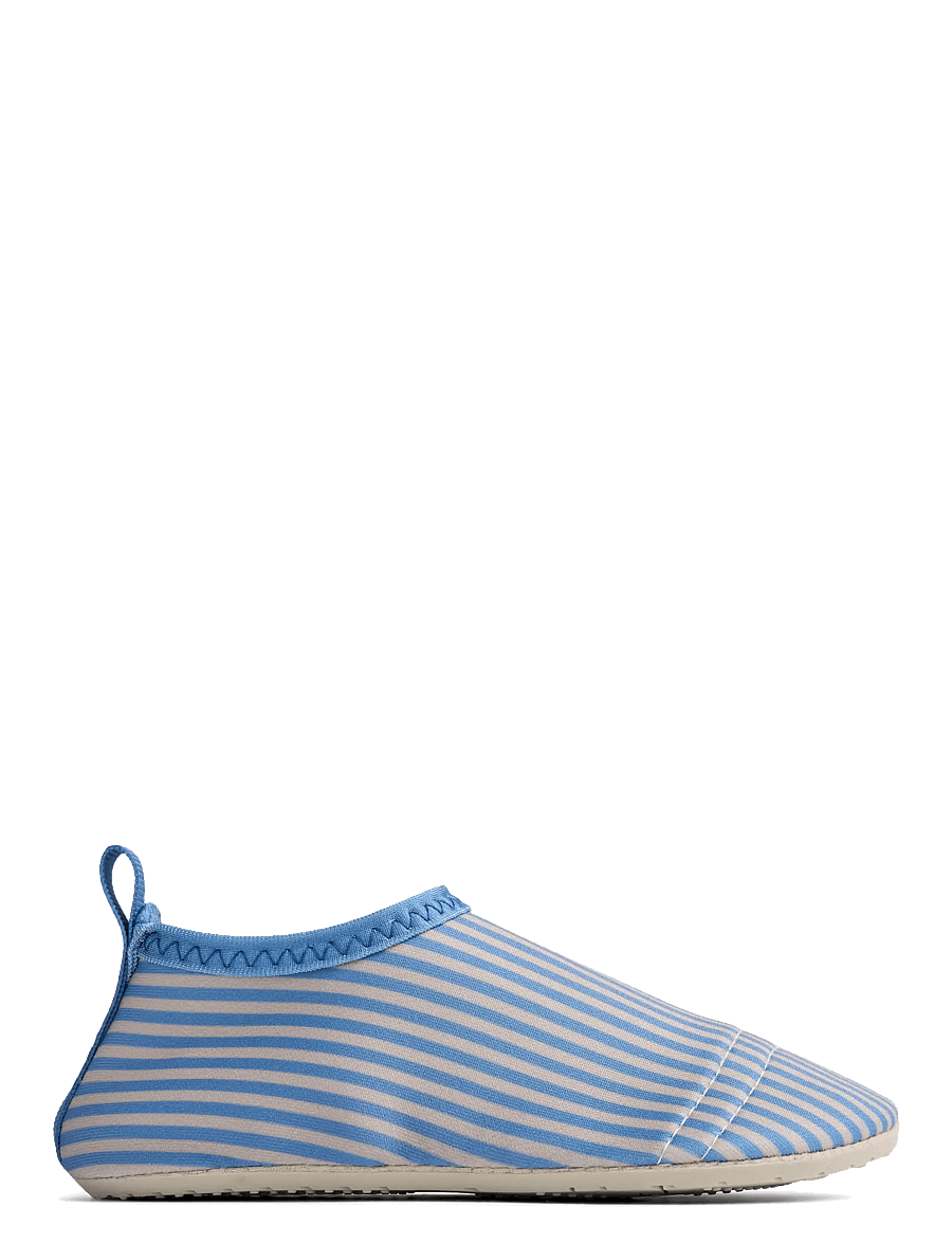 Wheat - Swimshoe Dolphin - blue swim stripe - 1