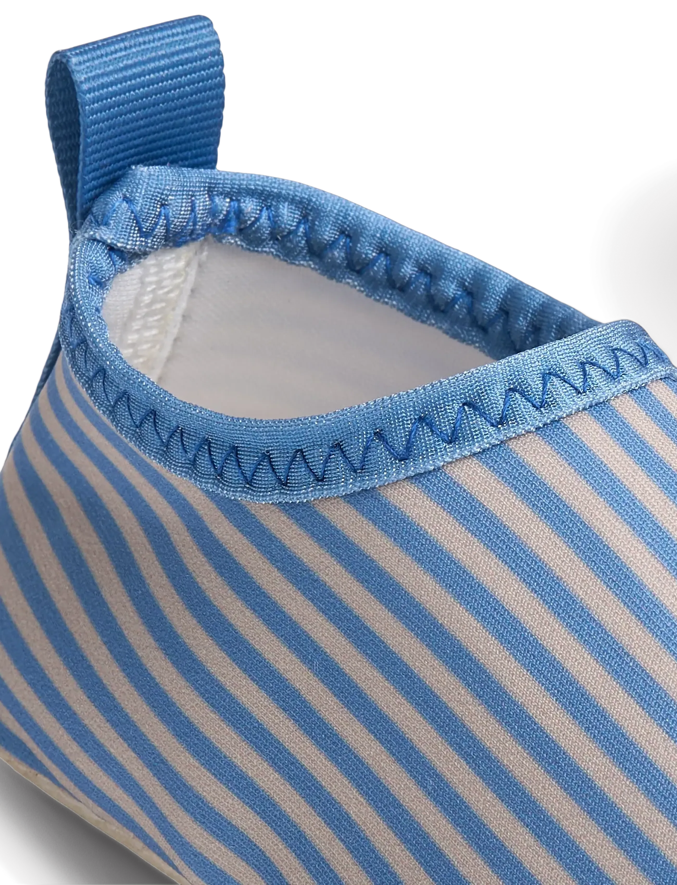 Wheat - Swimshoe Dolphin - blue swim stripe - 2
