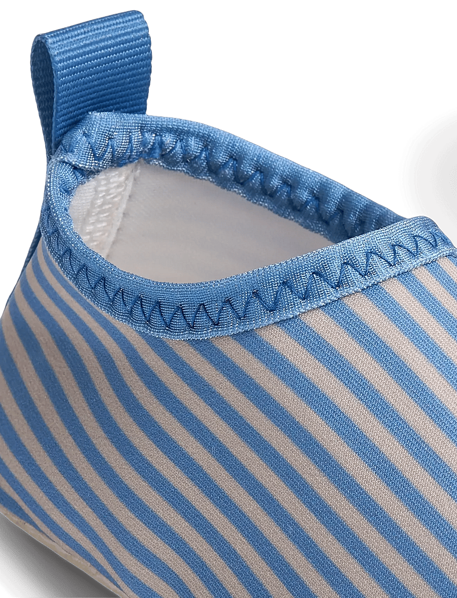 Wheat - Swimshoe Dolphin - blue swim stripe - 2