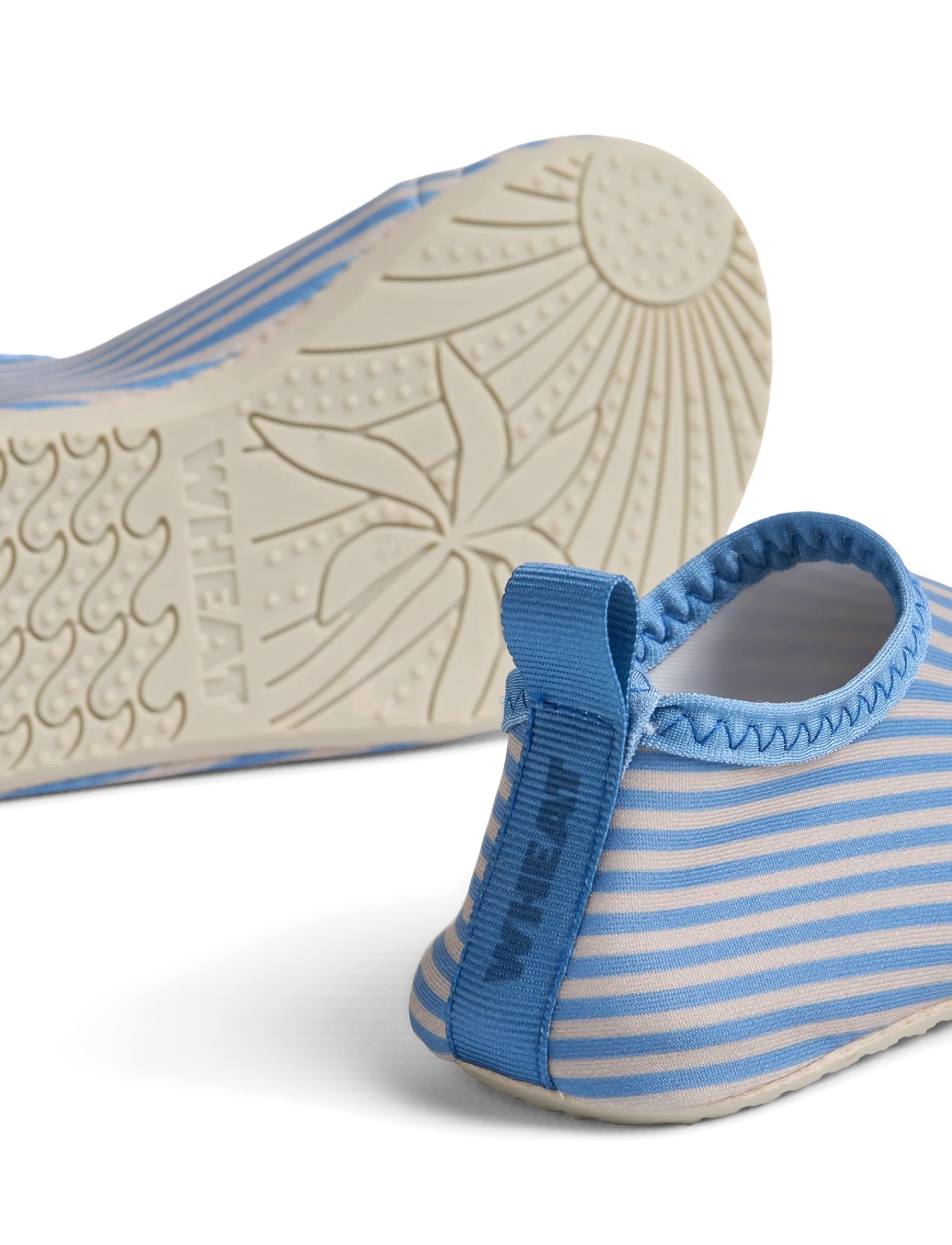 Wheat - Swimshoe Dolphin - blue swim stripe - 3
