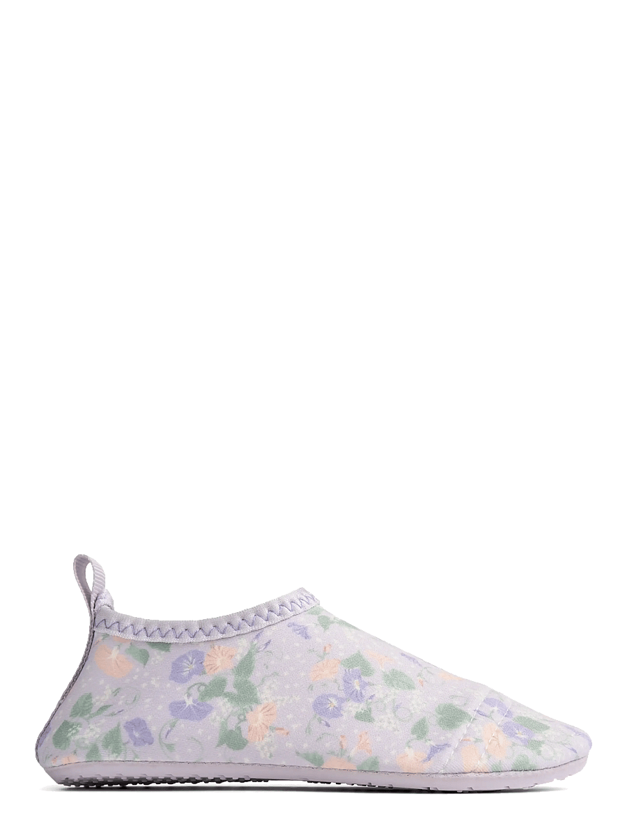 Wheat - Swimshoe Dolphin - purple light petunias - 2