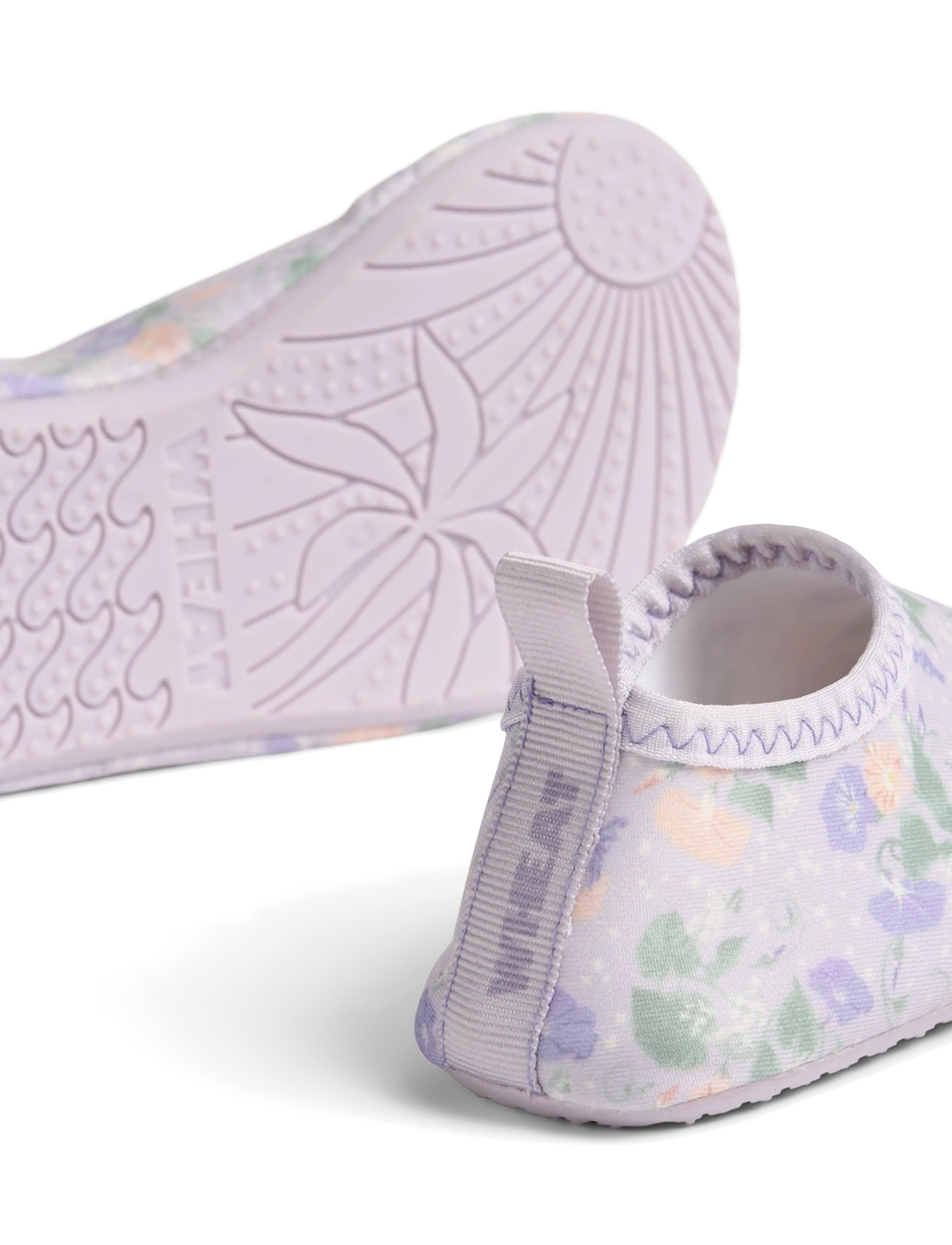 Wheat - Swimshoe Dolphin - purple light petunias - 3