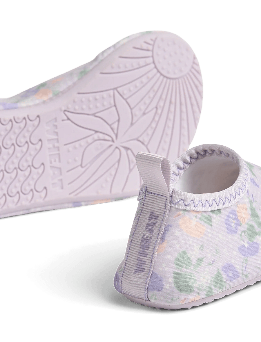 Wheat - Swimshoe Dolphin - purple light petunias - 3