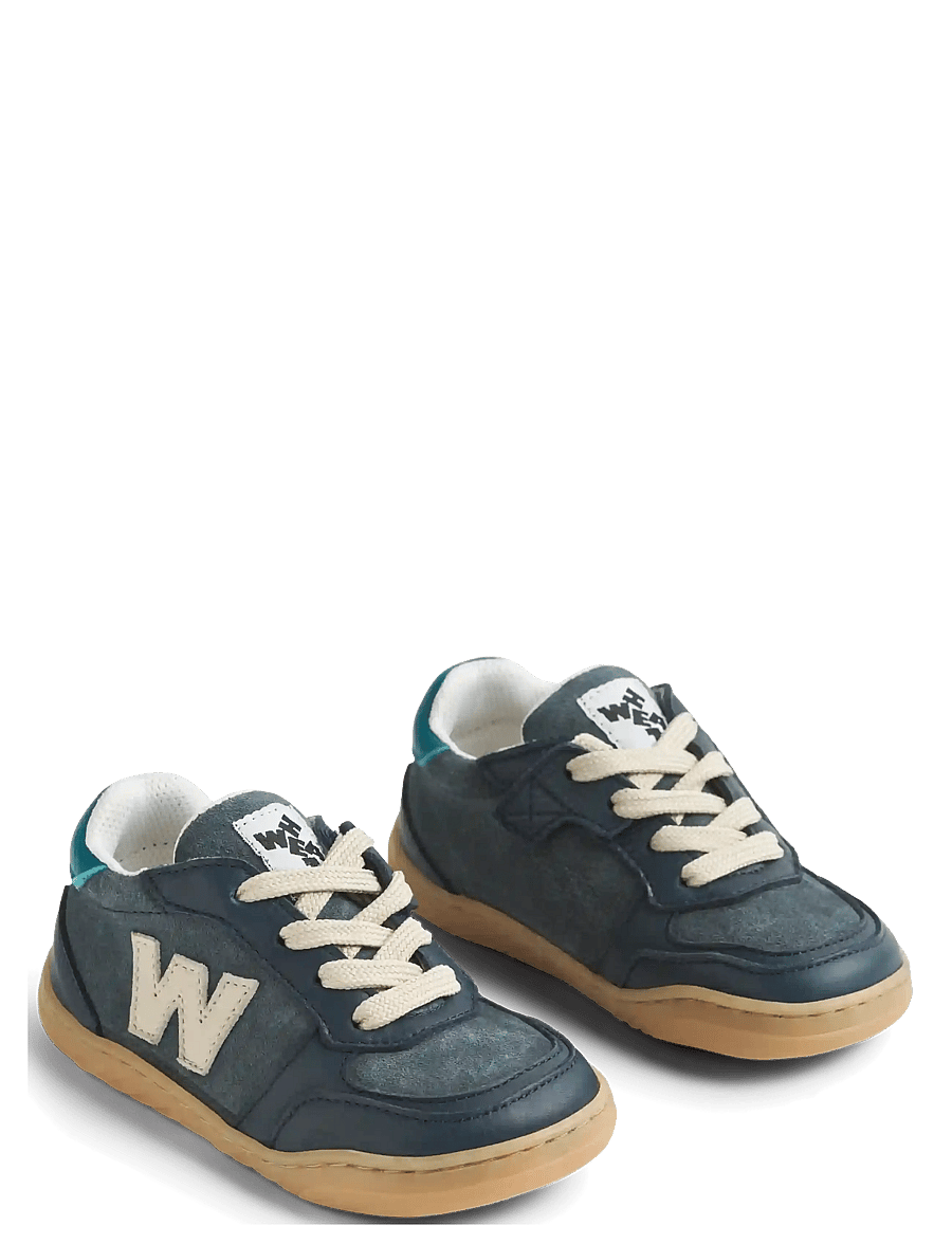 Wheat - Barefoot Sneaker Aslan - låga sneakers - dark petroleum - 1