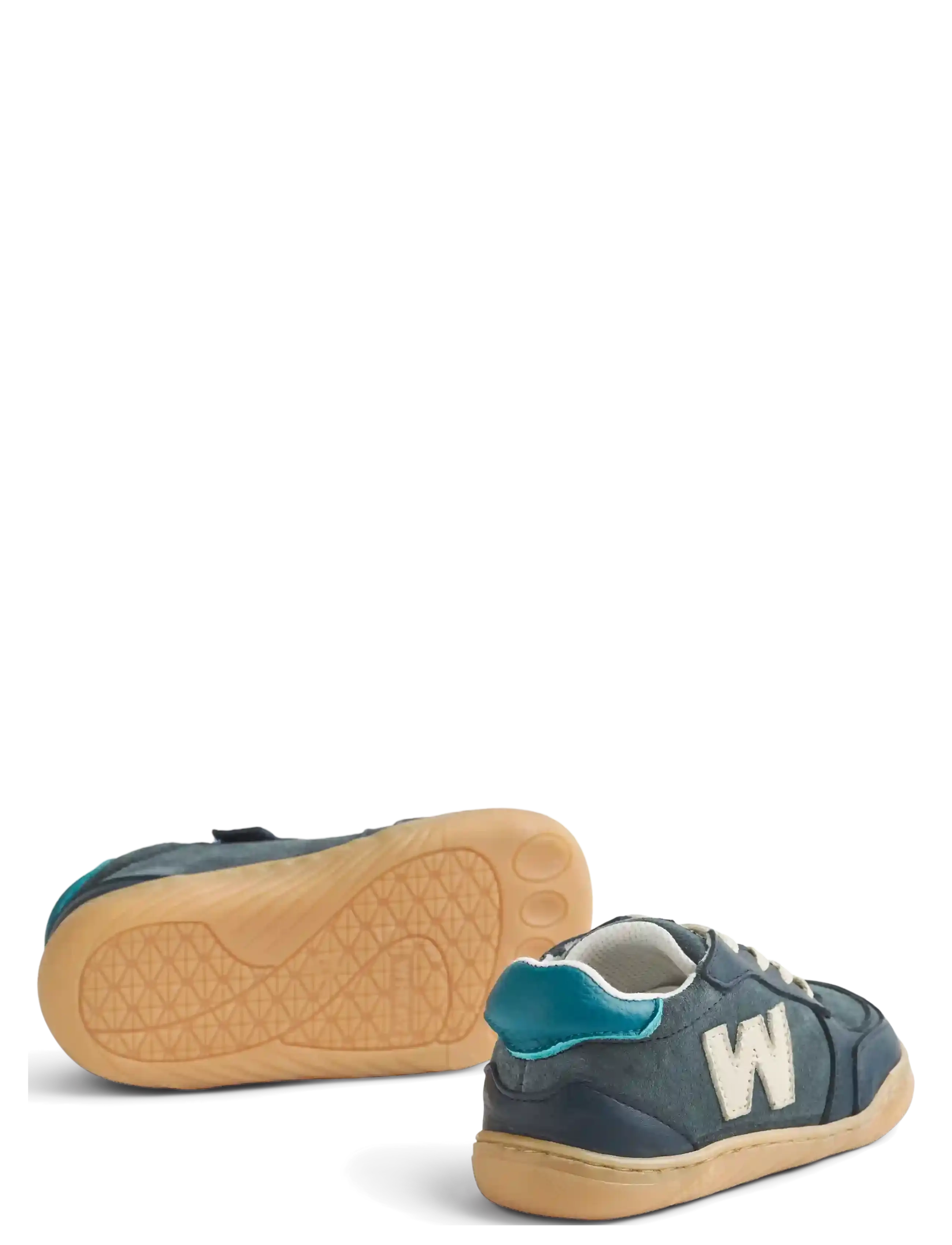 Wheat - Barefoot Sneaker Aslan - låga sneakers - dark petroleum - 2