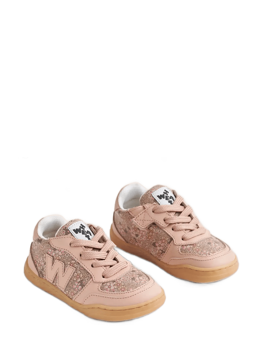 Wheat - Barefoot Sneaker Aslan - låga sneakers - dime rose small flowers - 0