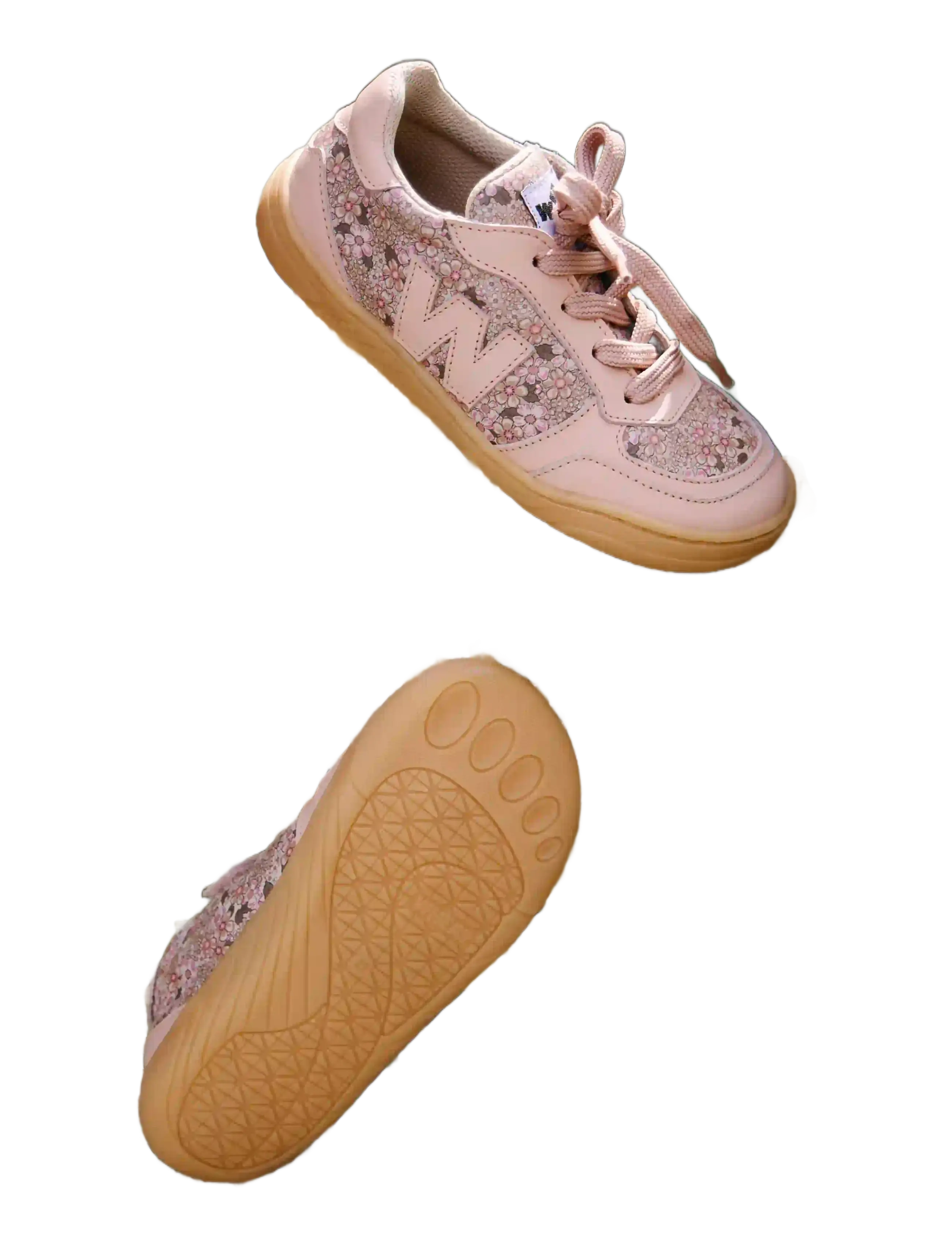 Wheat - Barefoot Sneaker Aslan - kõrge säärega tossud - dime rose small flowers - 5