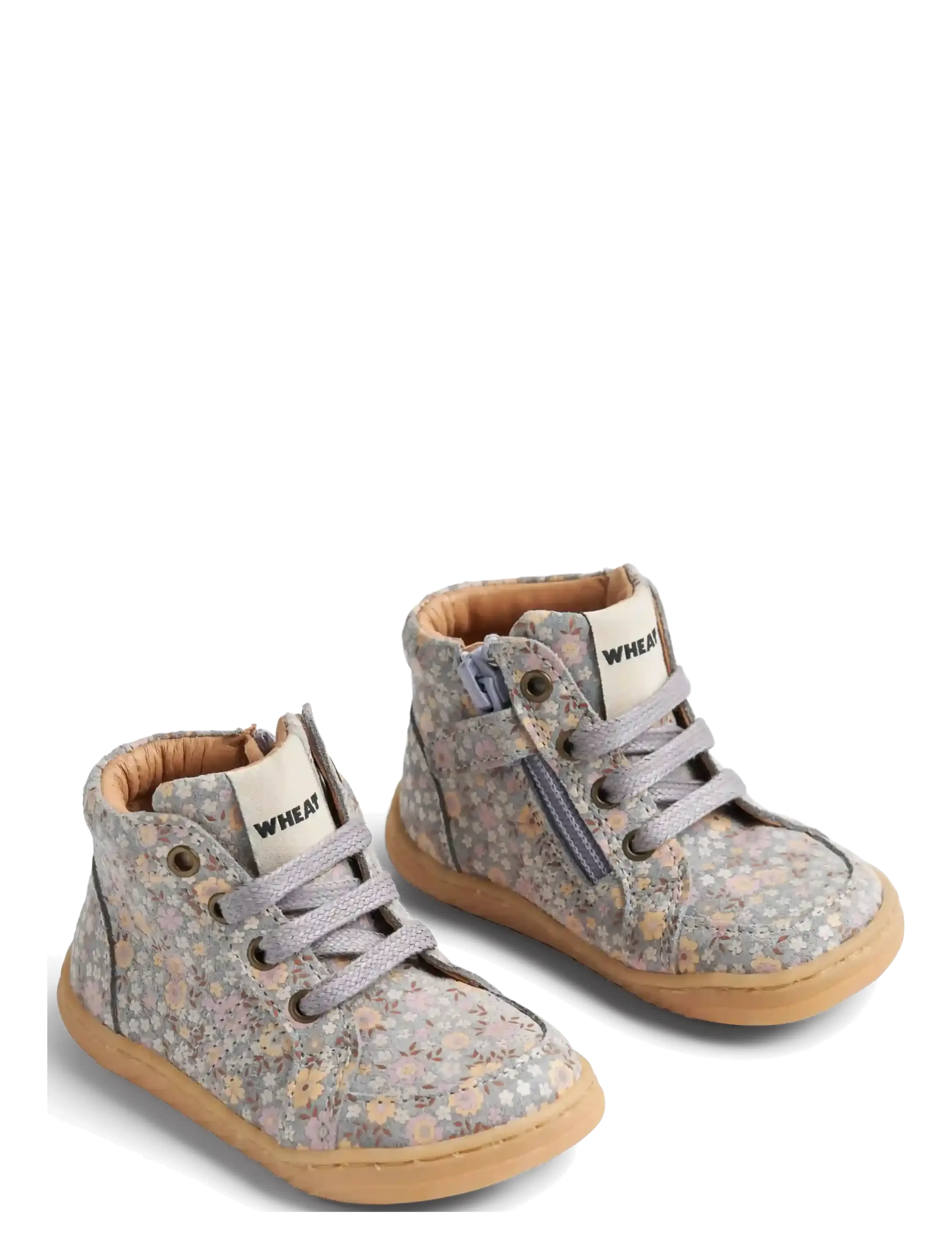 Wheat Prewalker Malia - Back to school - SLIGHTLY BLUE FLOWERS / blue