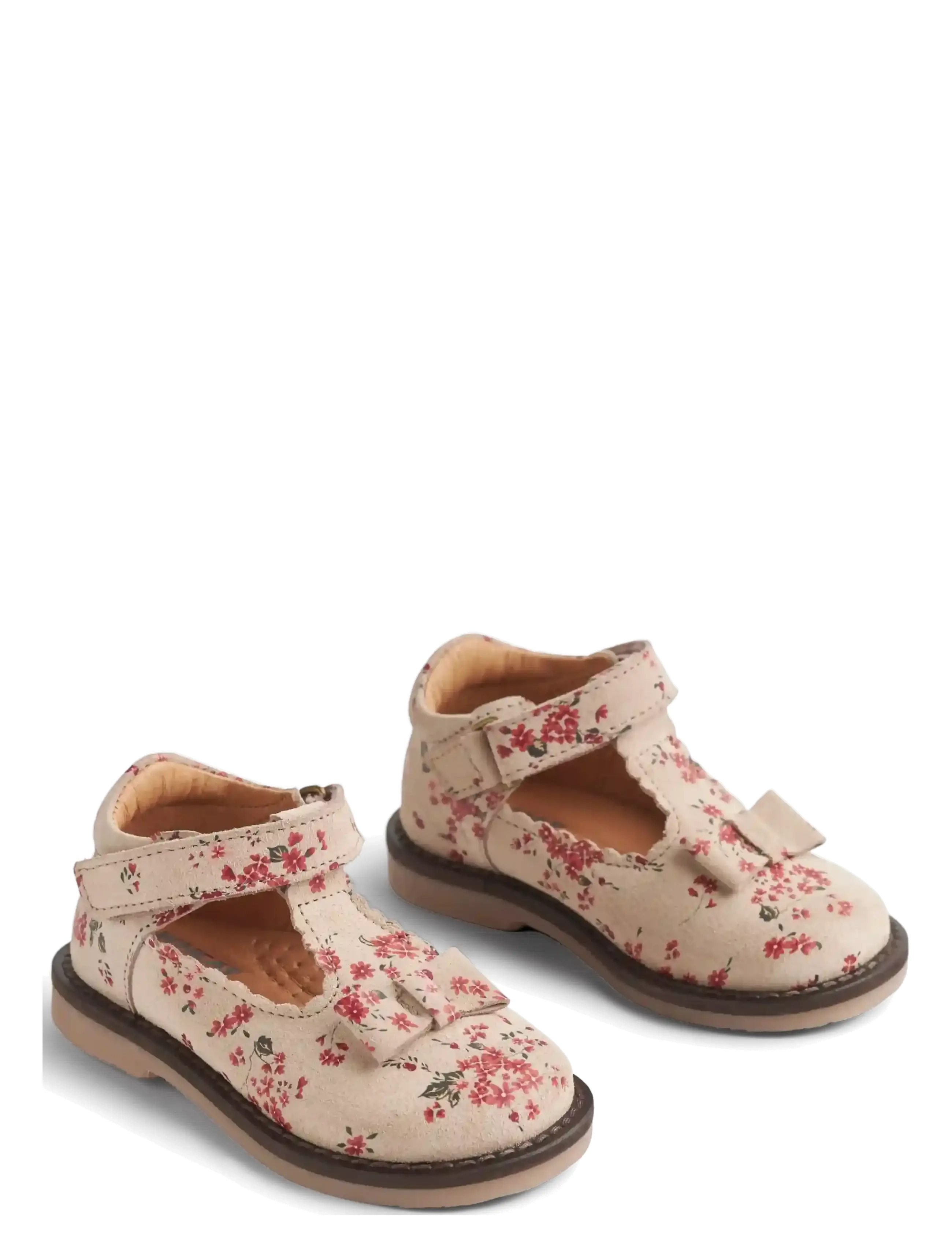 Wheat Mary Jane Lucia - Back to school - ALMOND PEACH FLOWERS / cream