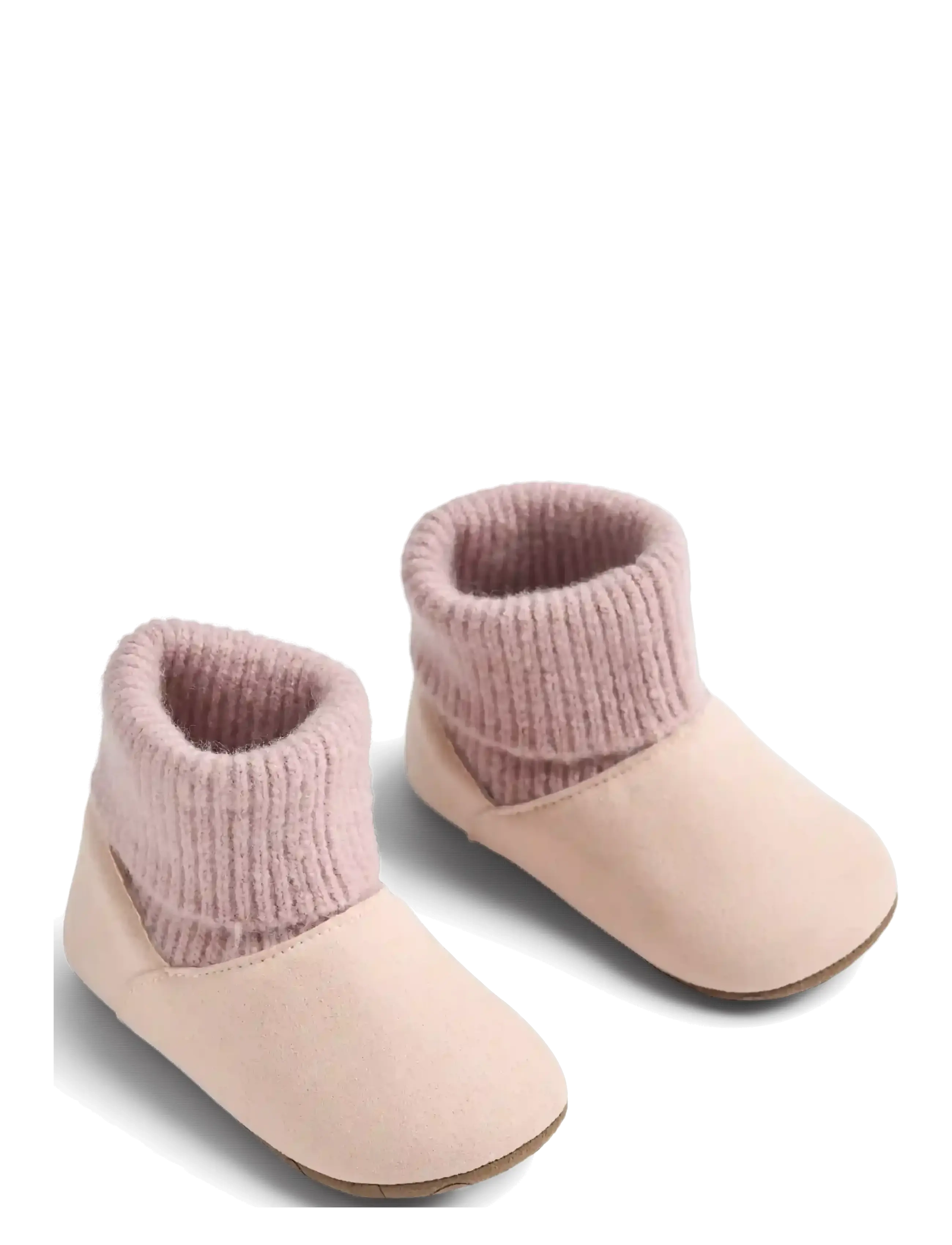 Wheat Indoor Shoe Caius, Børn, Strikket Hjemmesko, Pink, Str: 24