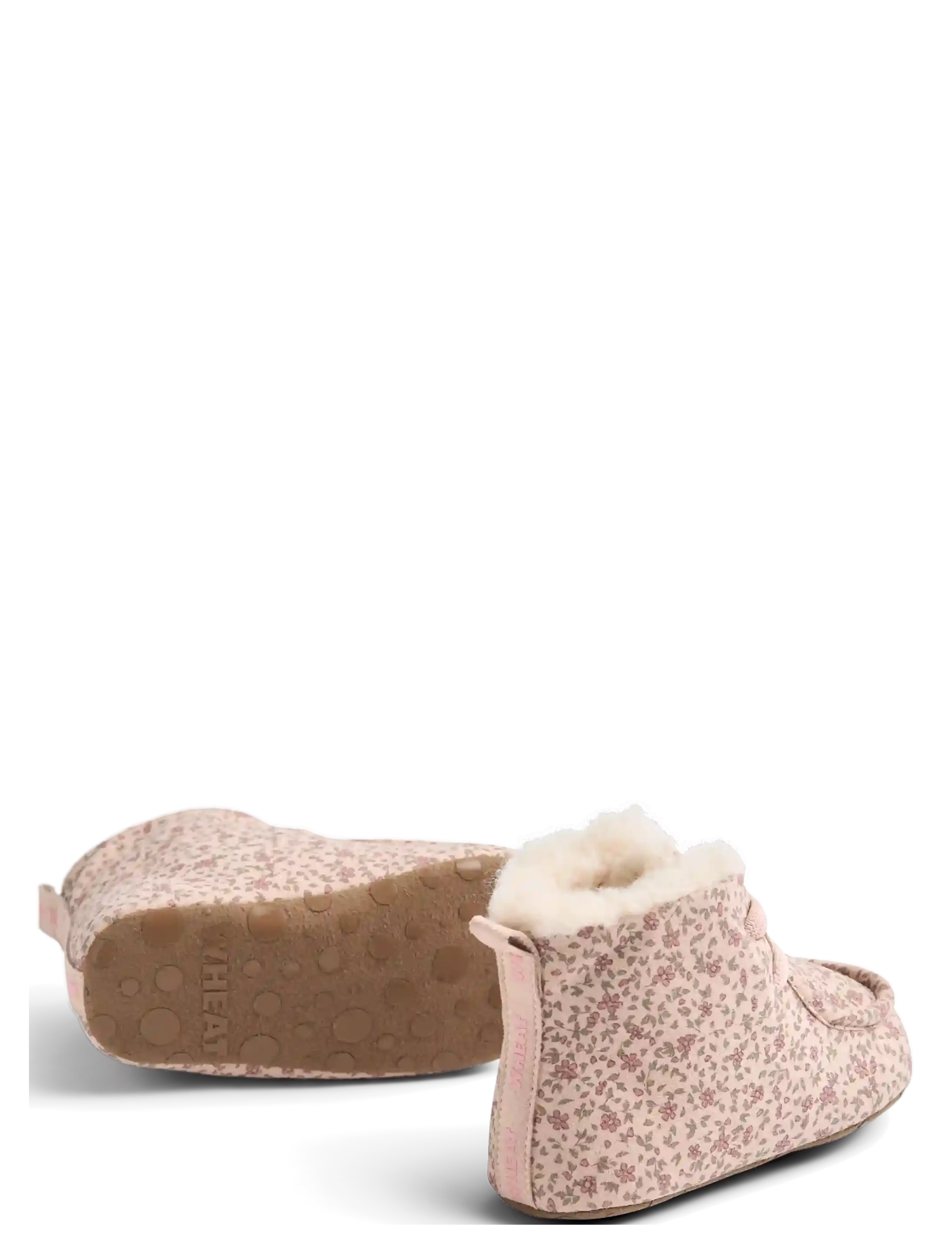 Wheat - Indoor Shoe Mae - dime rose small flowers - 1