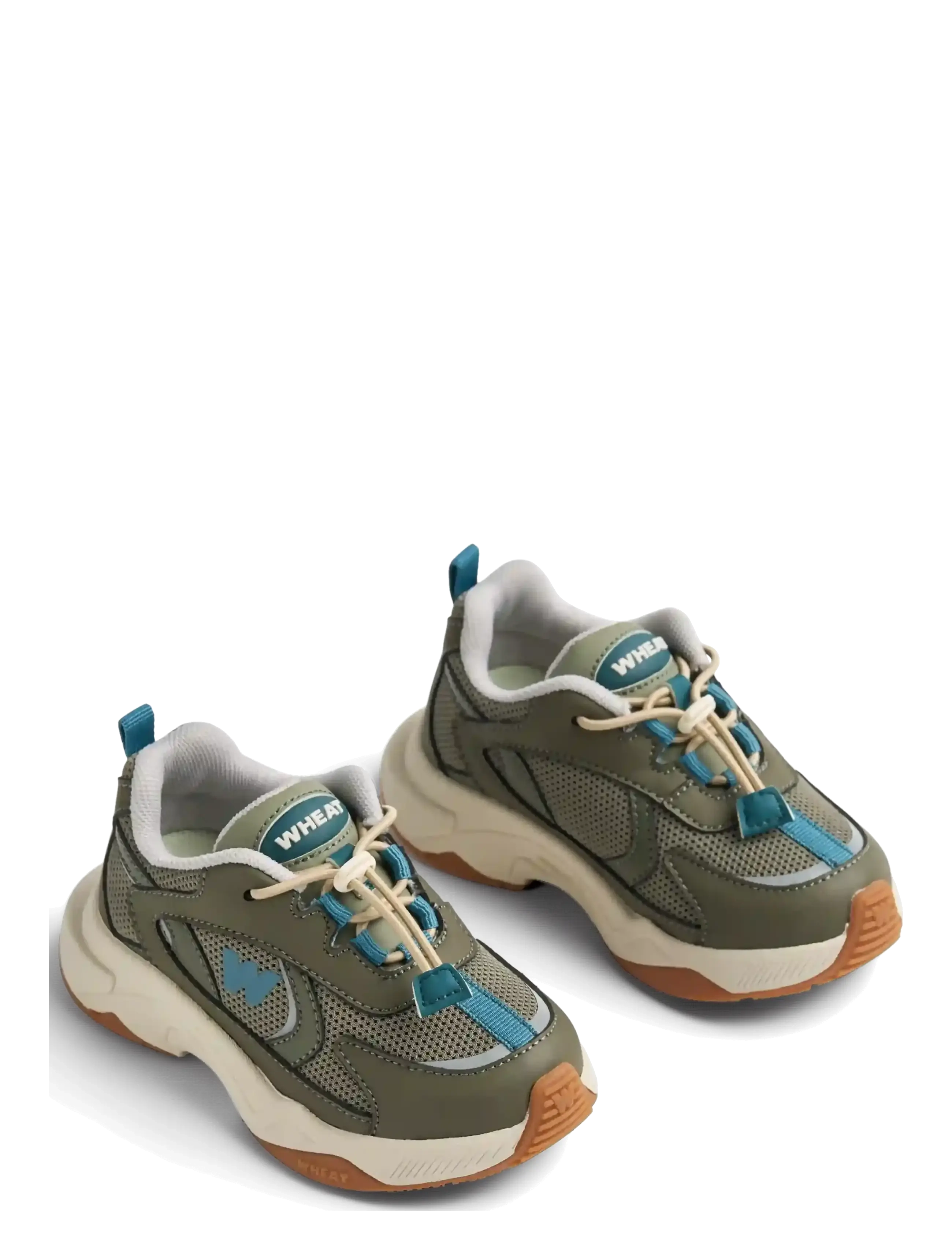 Wheat Sneaker Vega, 24, Khaki green, Sneakers > Sneakers Med Lav Top, Børn