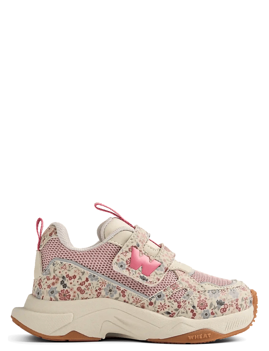 Wheat - Sneaker Cove - grey cloud flowers - 2