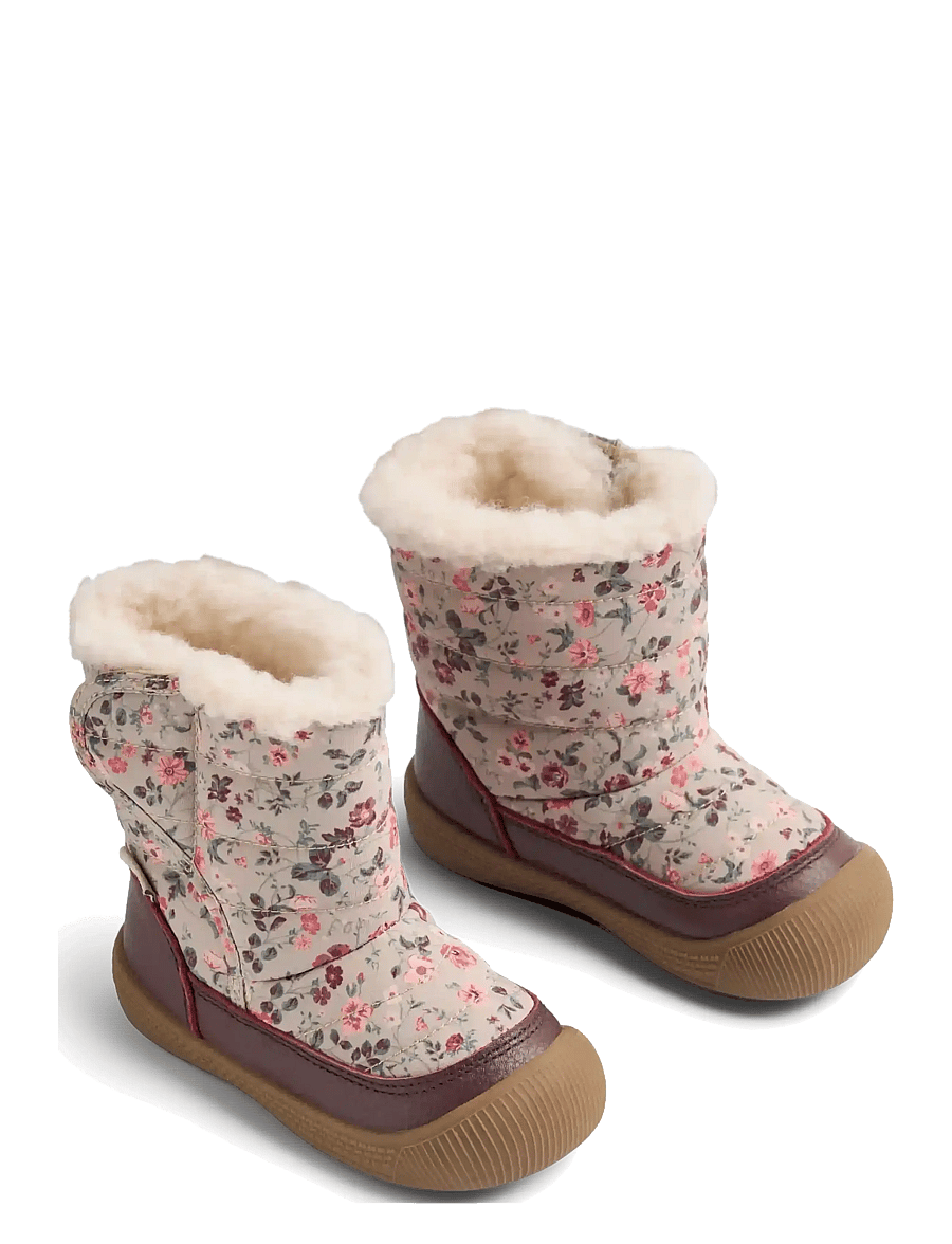 Wheat - Winterboot Delaney 2.0 Tex - vinterstövlar - grey moon flowers - 0