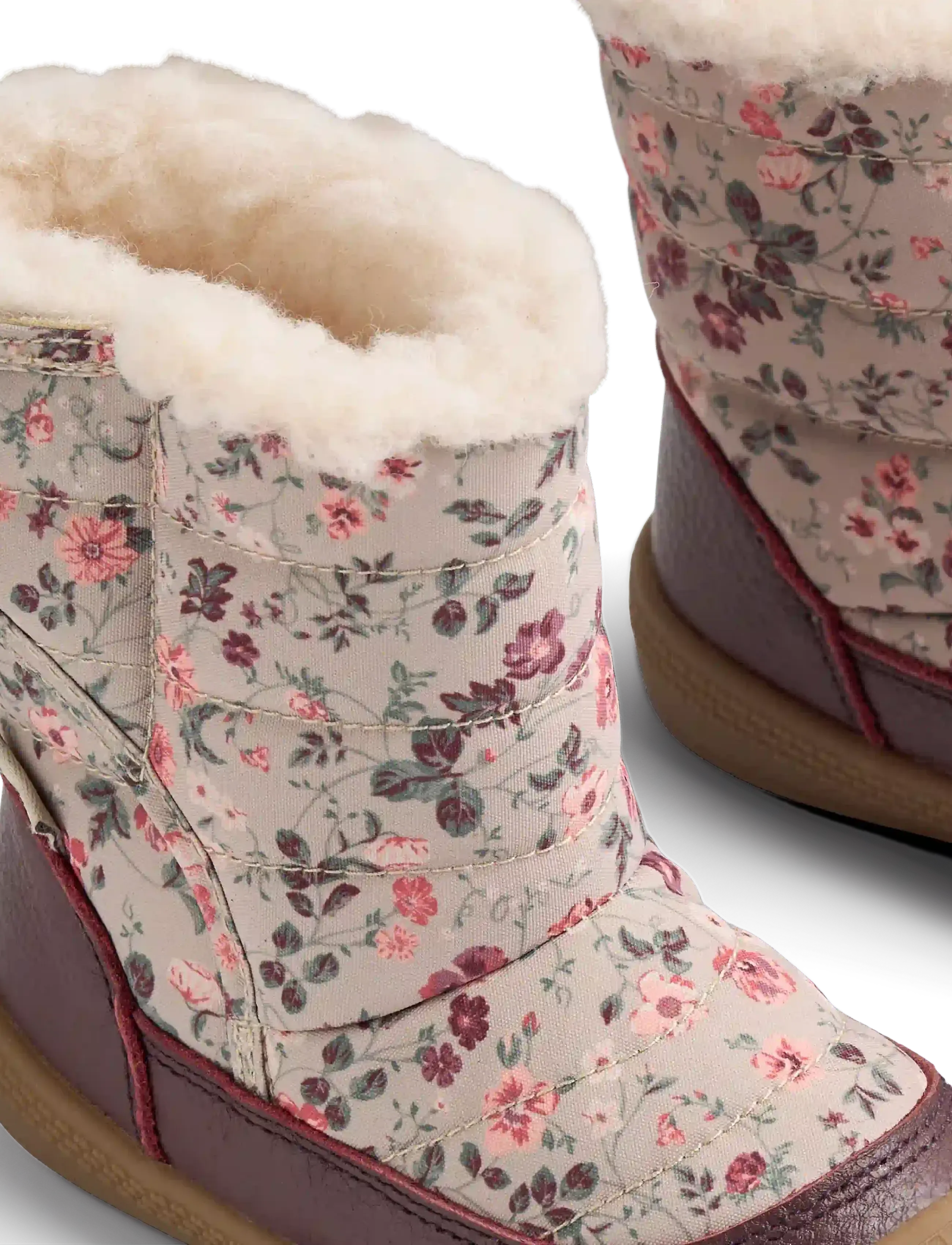 Wheat - Winterboot Delaney 2.0 Tex - vinterstövlar - grey moon flowers - 3