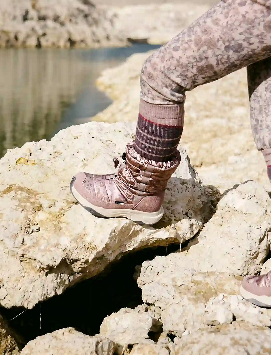 Wheat - Winterboot Cosmo - golden flowers - 0