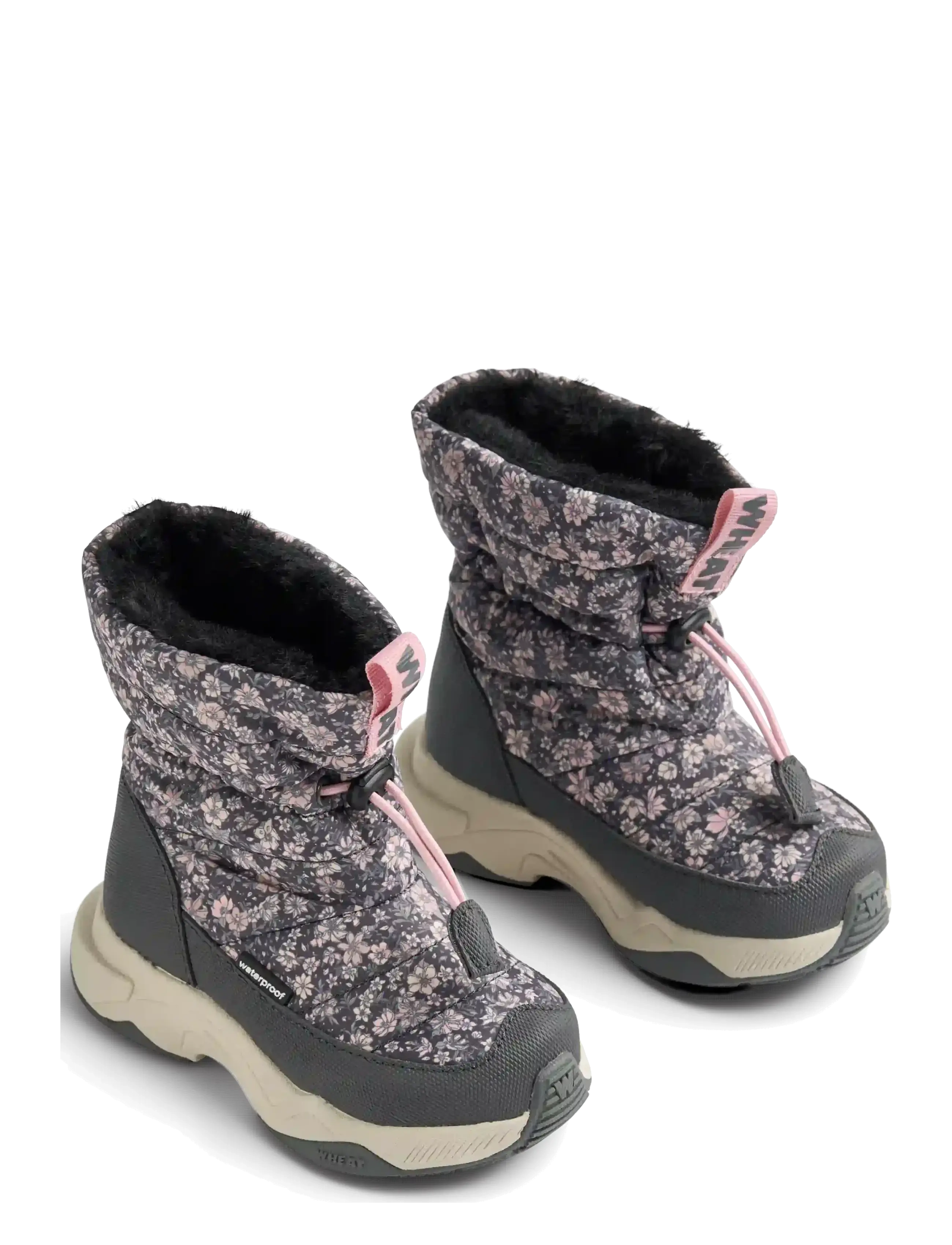 DARK CHARCOAL FLOWERS