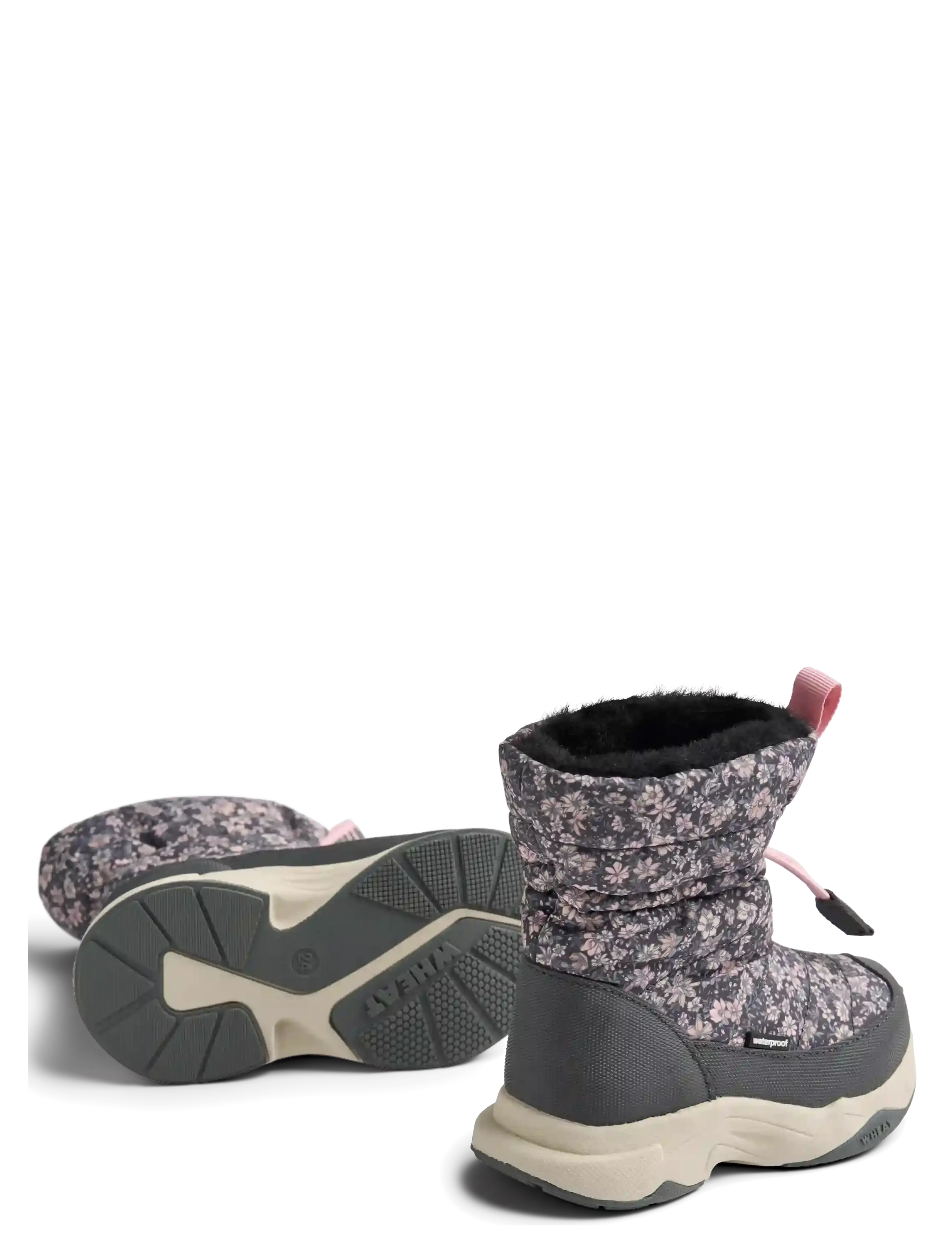 Wheat - Winterboot Esme - winterstiefel - dark charcoal flowers - 1
