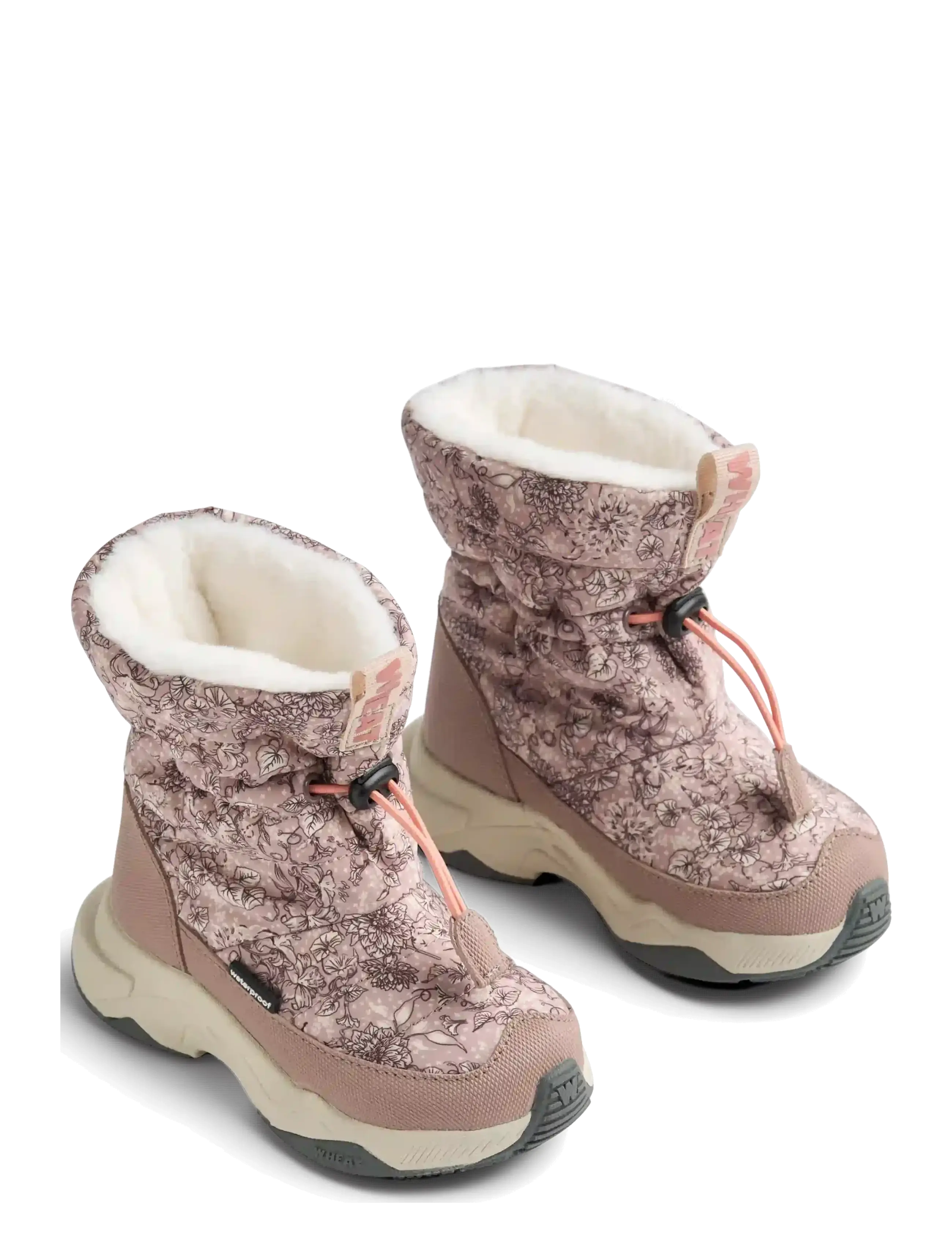 Wheat Winterboot Esme - Lõbu välitingimustes - ROSE WINTER FLOWERS / pink/rose