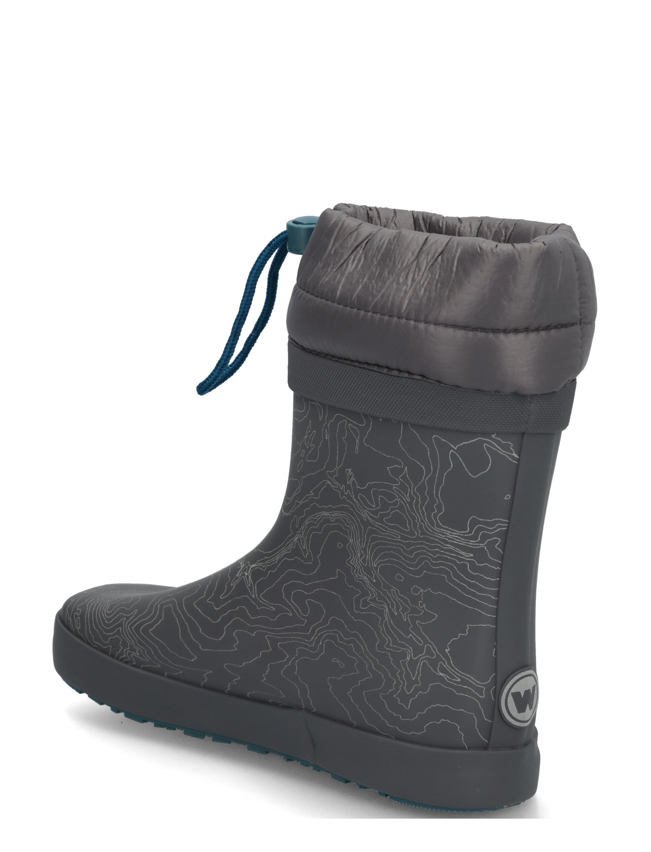 Wheat - Thermo Barefoot Rubber Boot Arden - gefütterte gummistiefel - dark reflective map - 1