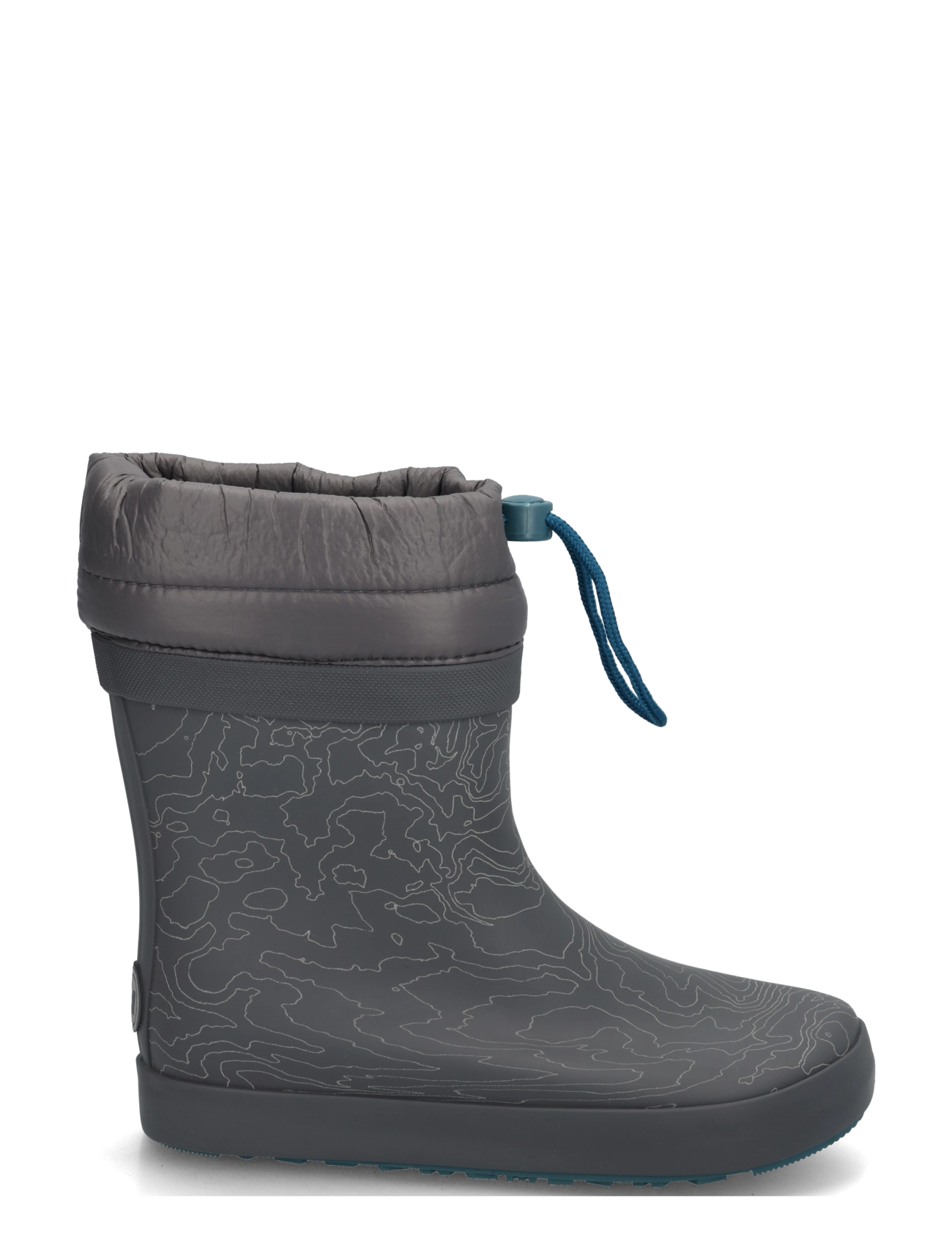 Wheat - Thermo Barefoot Rubber Boot Arden - gefütterte gummistiefel - dark reflective map - 2