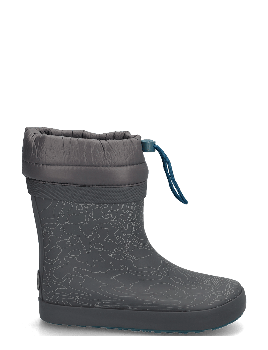 Wheat - Thermo Barefoot Rubber Boot Arden - gefütterte gummistiefel - dark reflective map - 2
