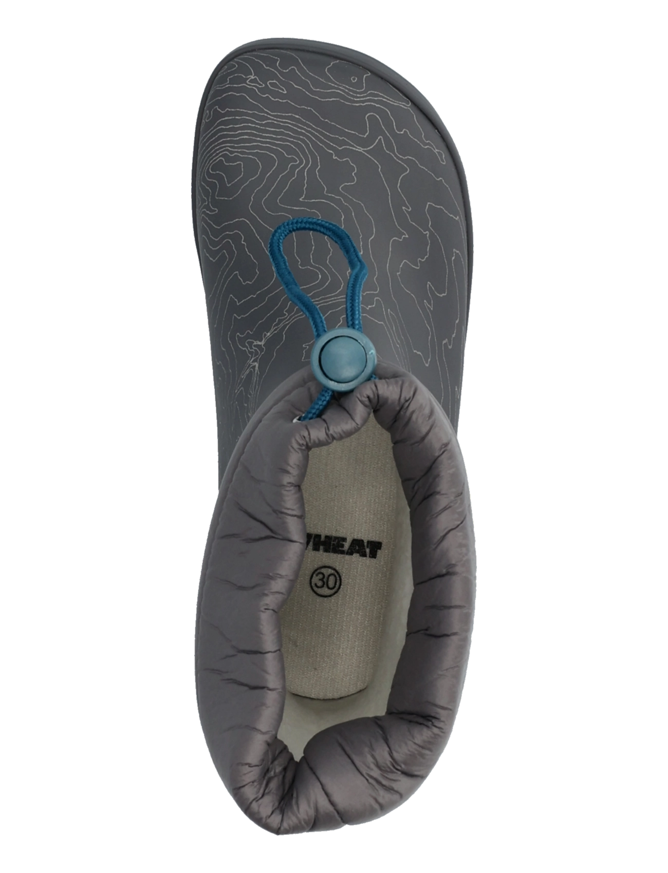 Wheat - Thermo Barefoot Rubber Boot Arden - gefütterte gummistiefel - dark reflective map - 3