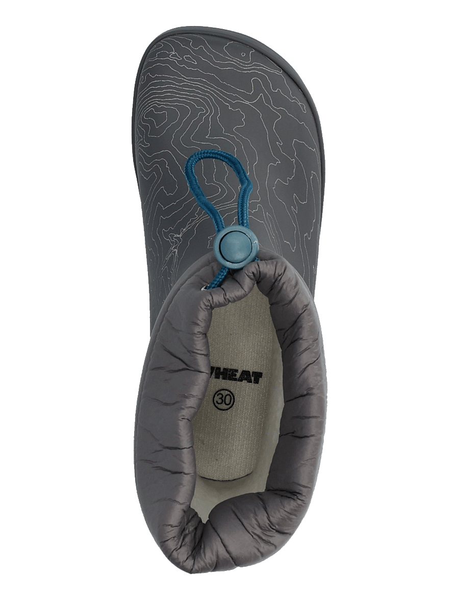 Wheat - Thermo Barefoot Rubber Boot Arden - gefütterte gummistiefel - dark reflective map - 3