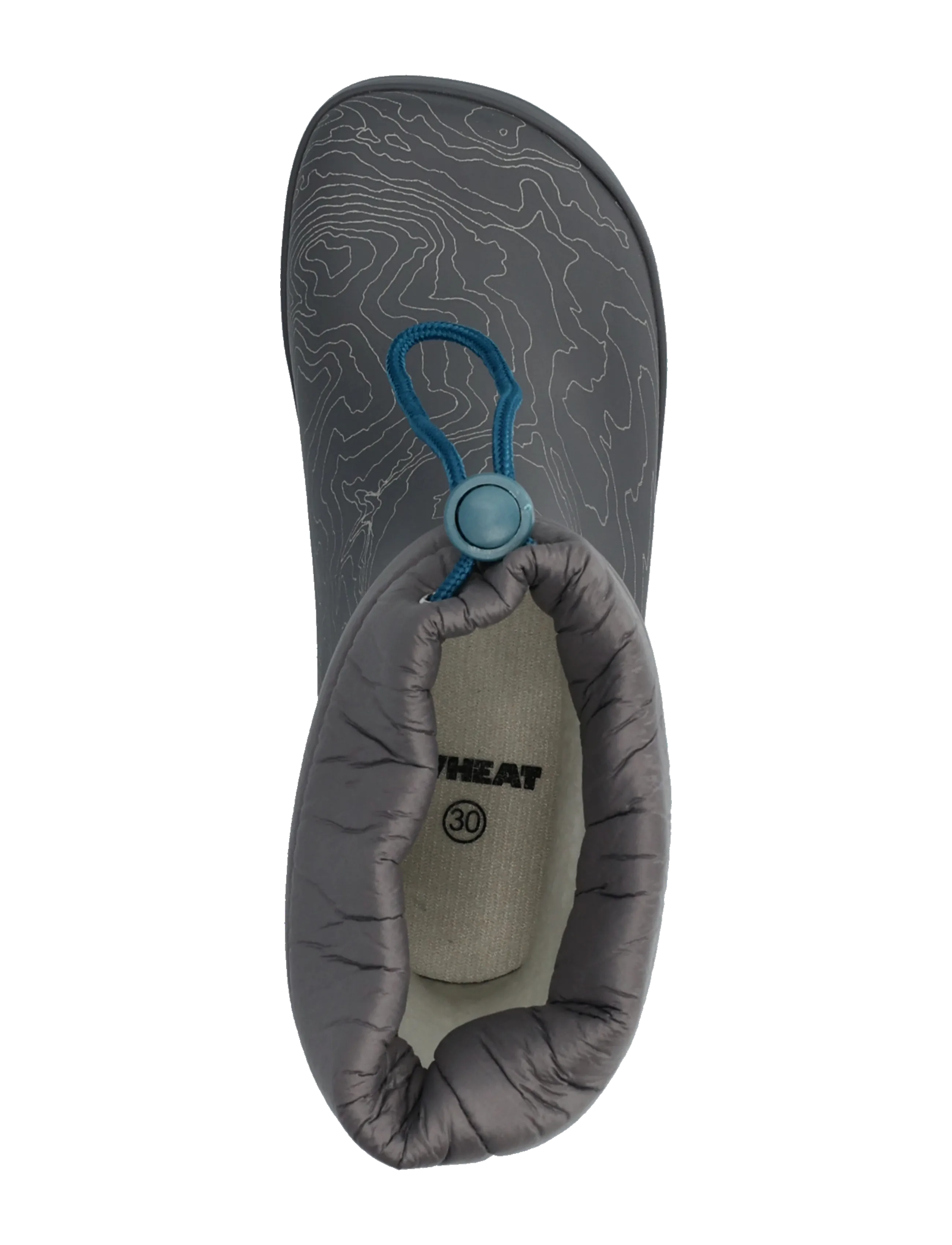 Wheat - Thermo Barefoot Rubber Boot Arden - fodrade gummistövlar - dark reflective map - 3