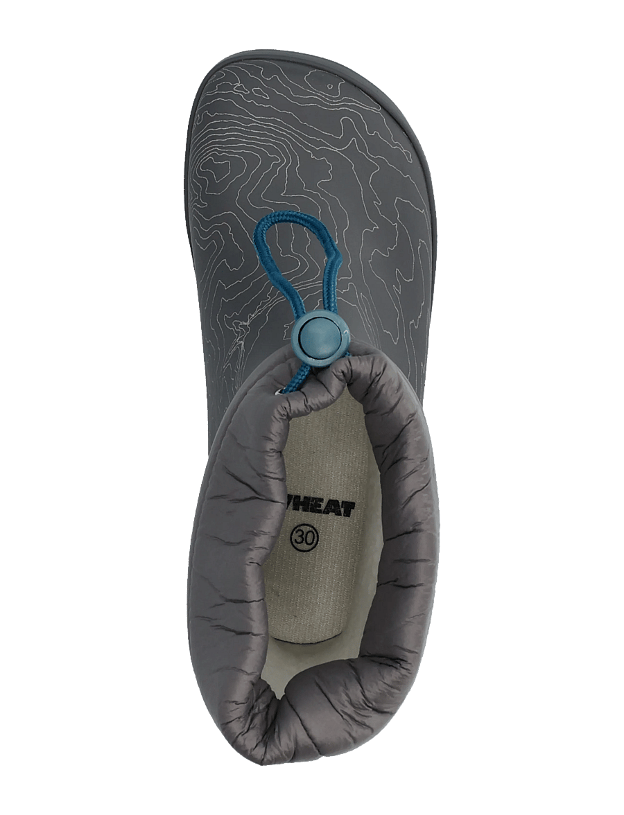 Wheat - Thermo Barefoot Rubber Boot Arden - fodrade gummistövlar - dark reflective map - 3