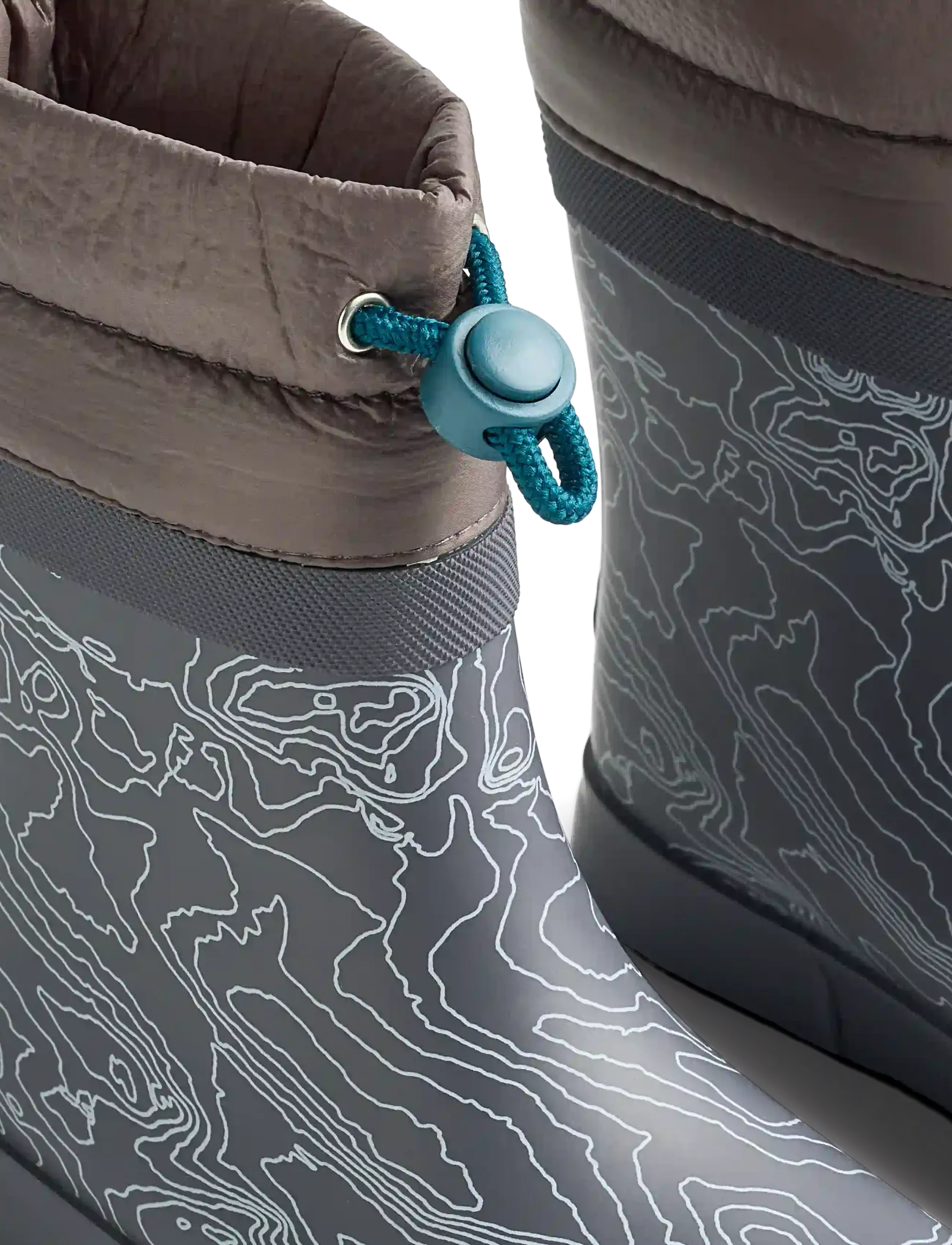 Wheat - Thermo Barefoot Rubber Boot Arden - voodriga kummikud - dark reflective map - 3