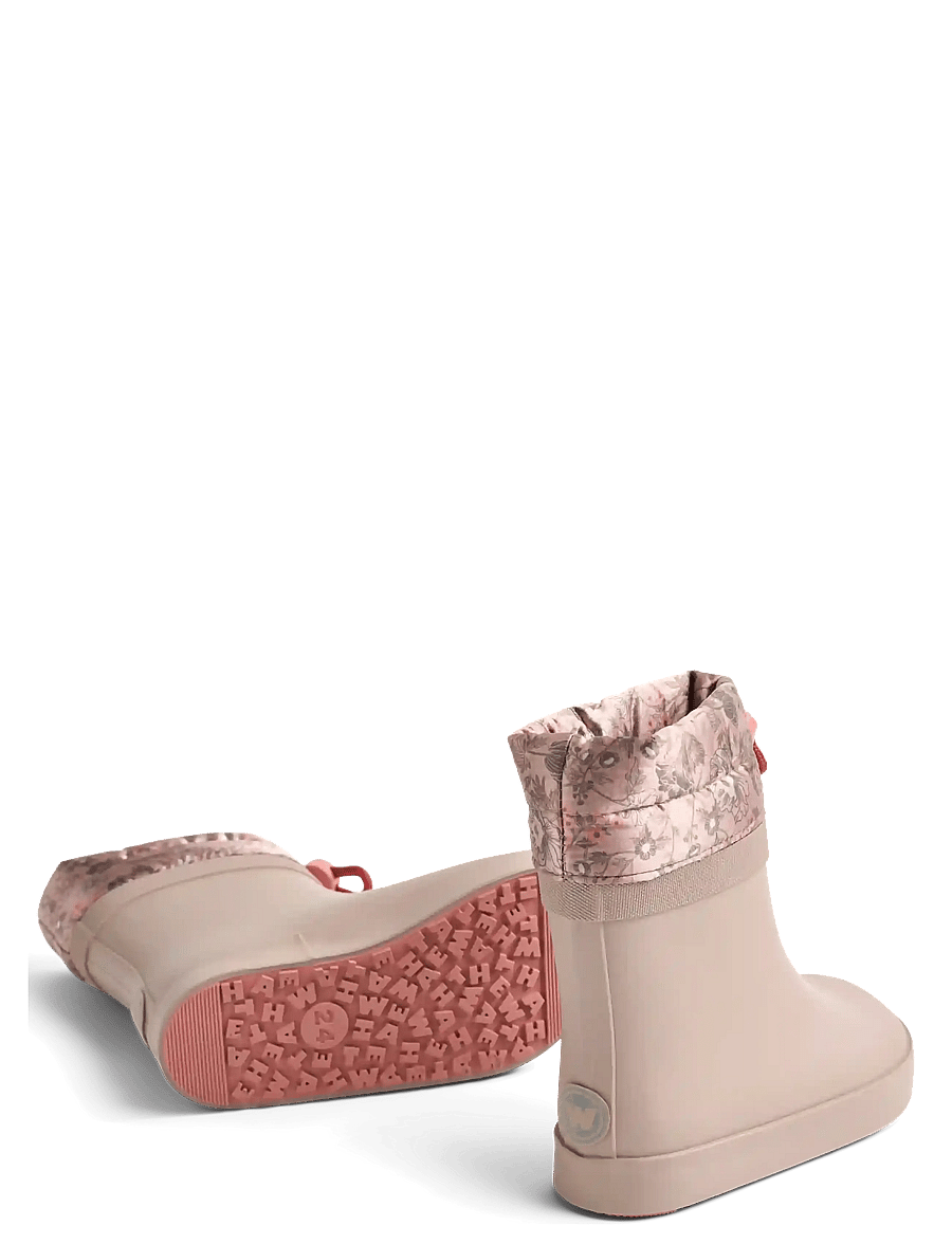 Wheat - Thermo Barefoot Rubber Boot Arden - voodriga kummikud - golden flowers - 1